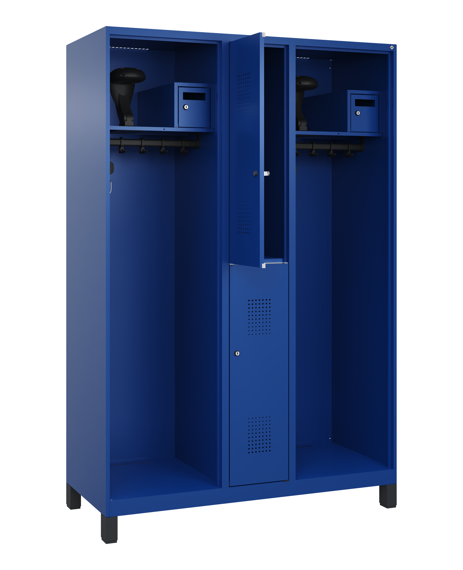 C+P Feuerwehrspind Maxi, 2 Fächer, 1850x1300x500mm