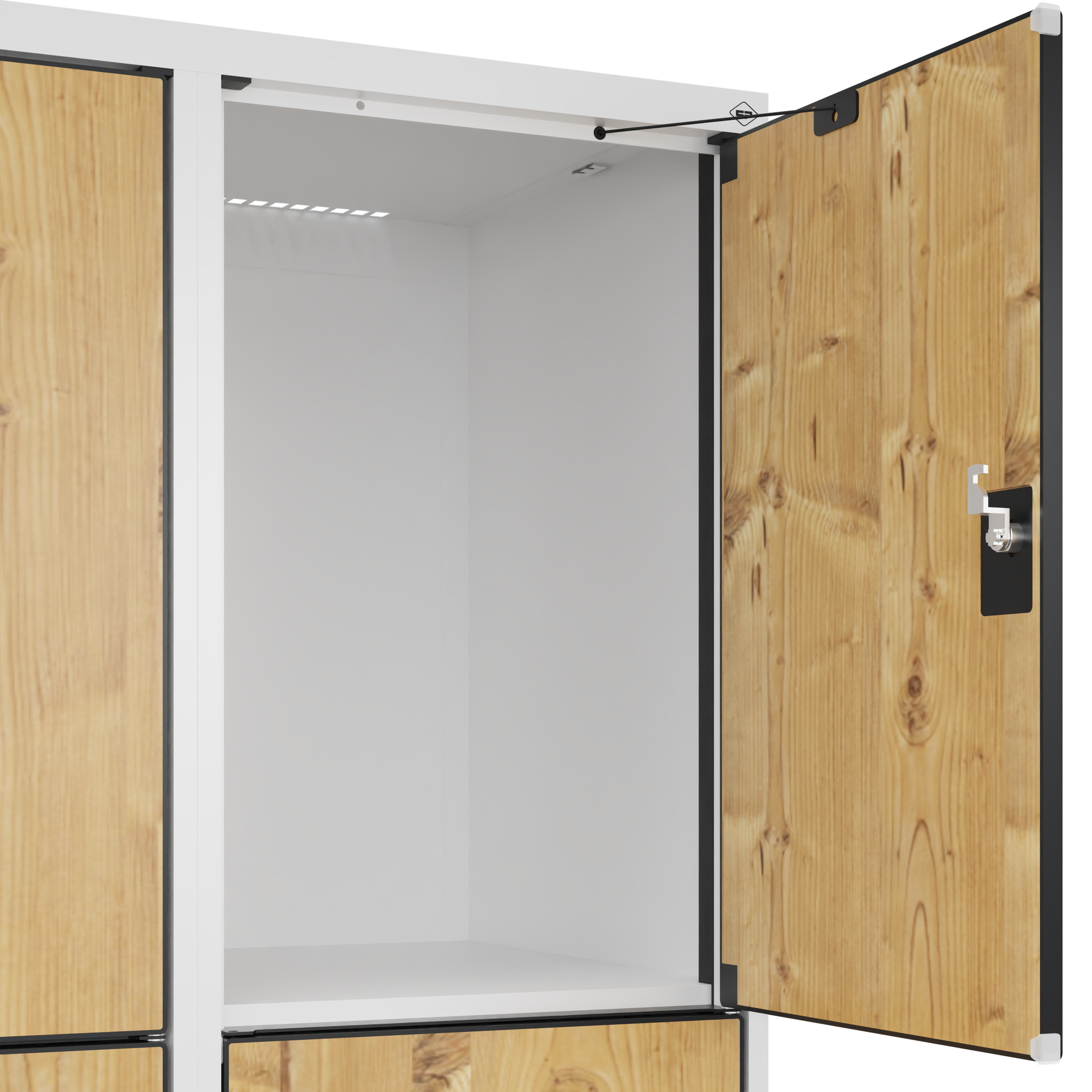 C+P Schlie�fachschrank Evolo PLUS, 9 F�cher, 1850x1200x500mm