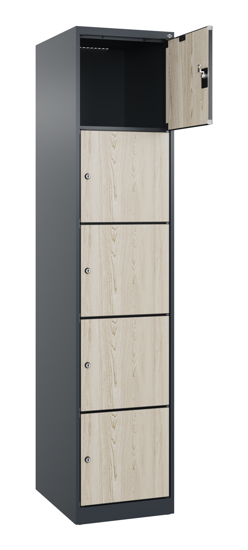C+P Schlie�fachschrank Evolo PLUS, 5 F�cher, 1850x400x500mm