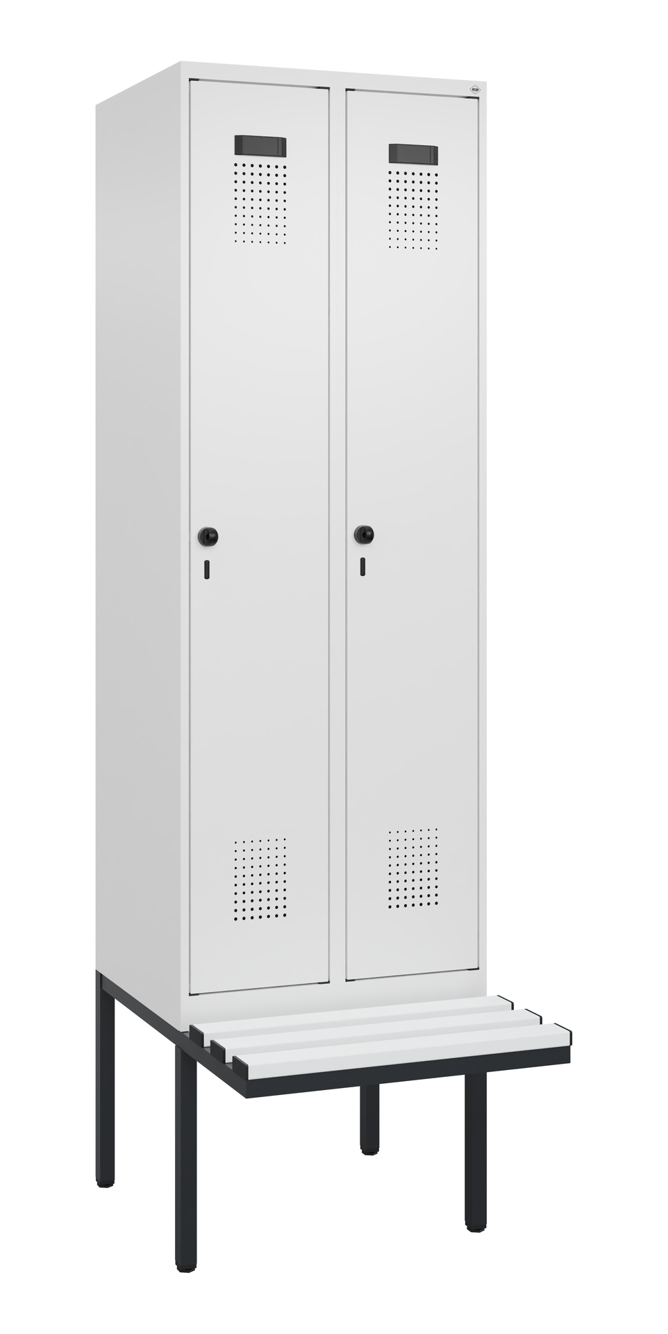 C+P Spind Evolo PLUS, Bank, 2 Abteil, 2120x600x815