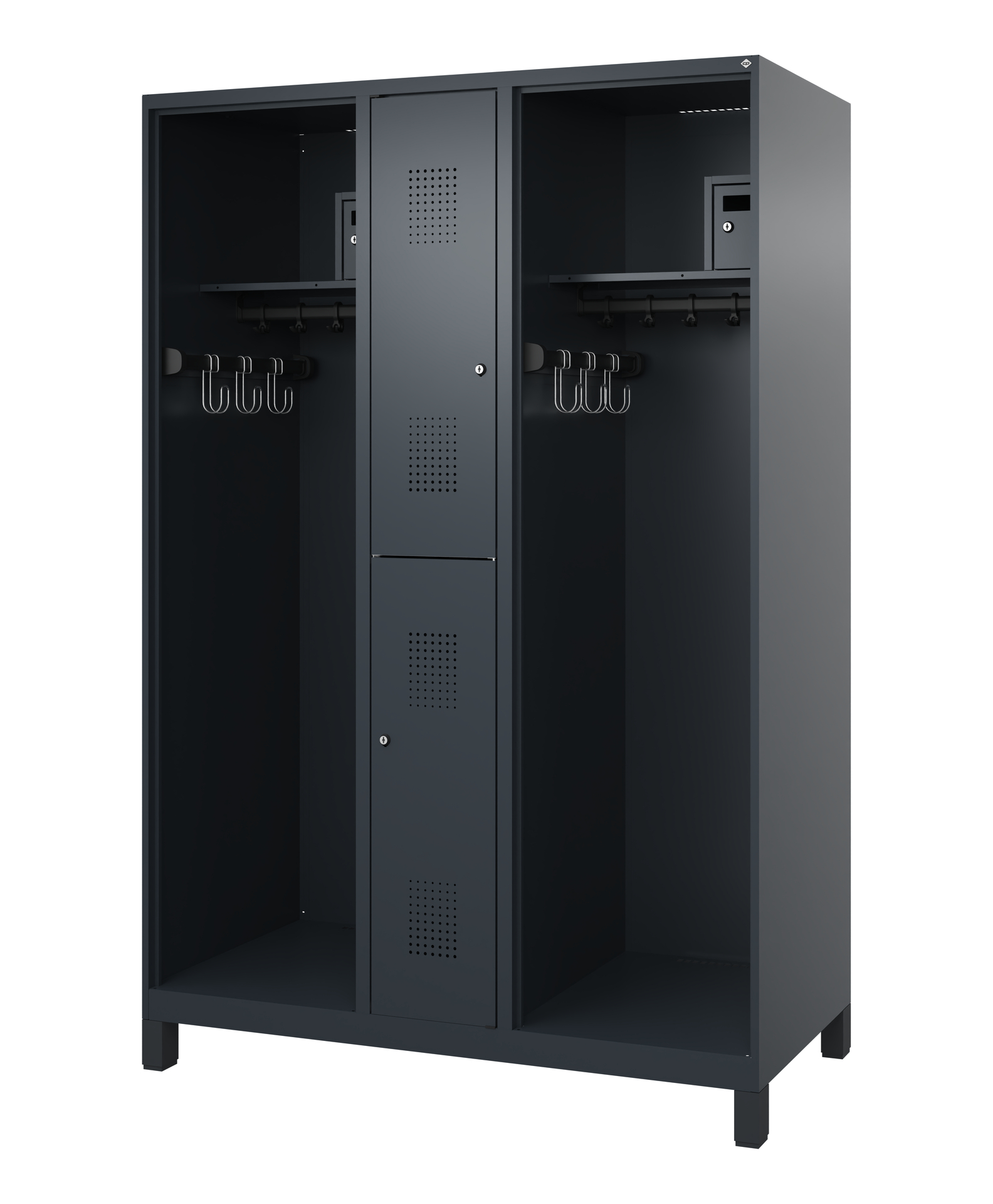 C+P Feuerwehrspind Maxi, 2 Fächer, 1850x1300x600mm