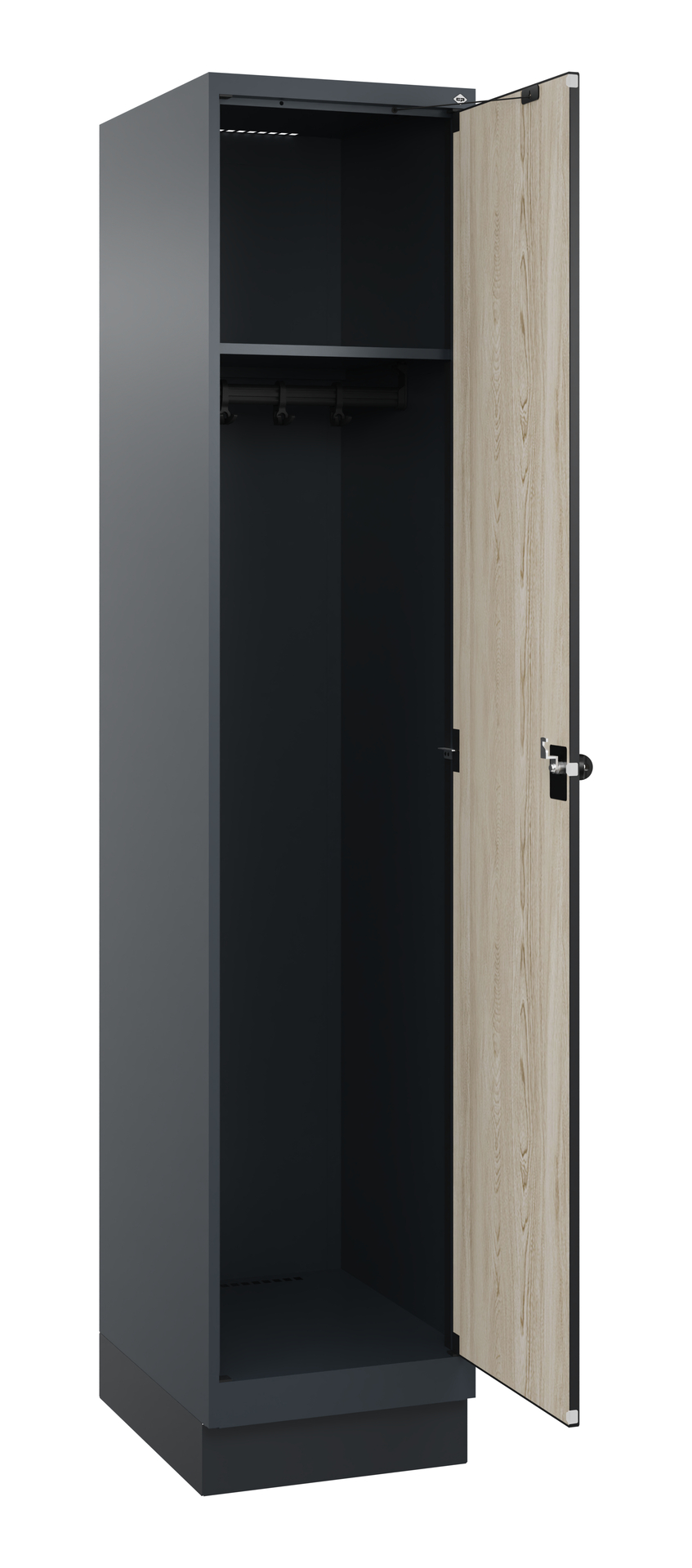 C+P Spind Evolo PLUS, Sockel, 1 Abteil, 1950x400x500mm