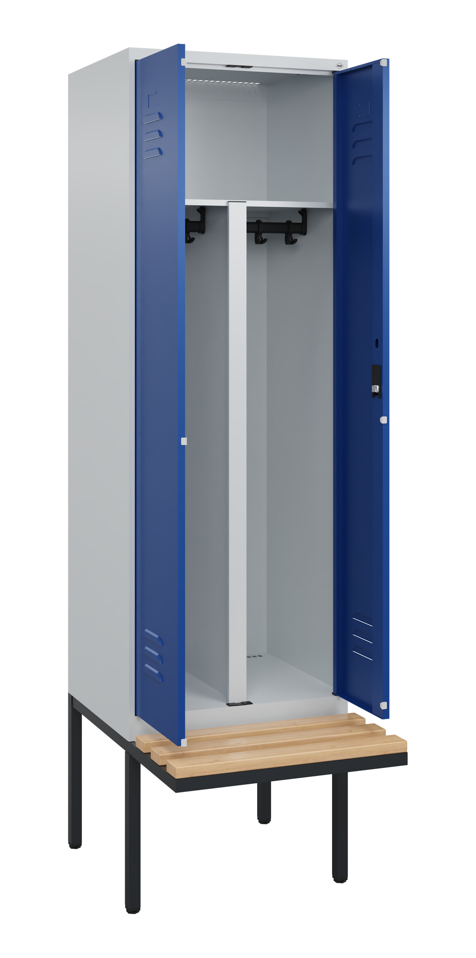 C+P PSA Schwarz-Weiß-Spind