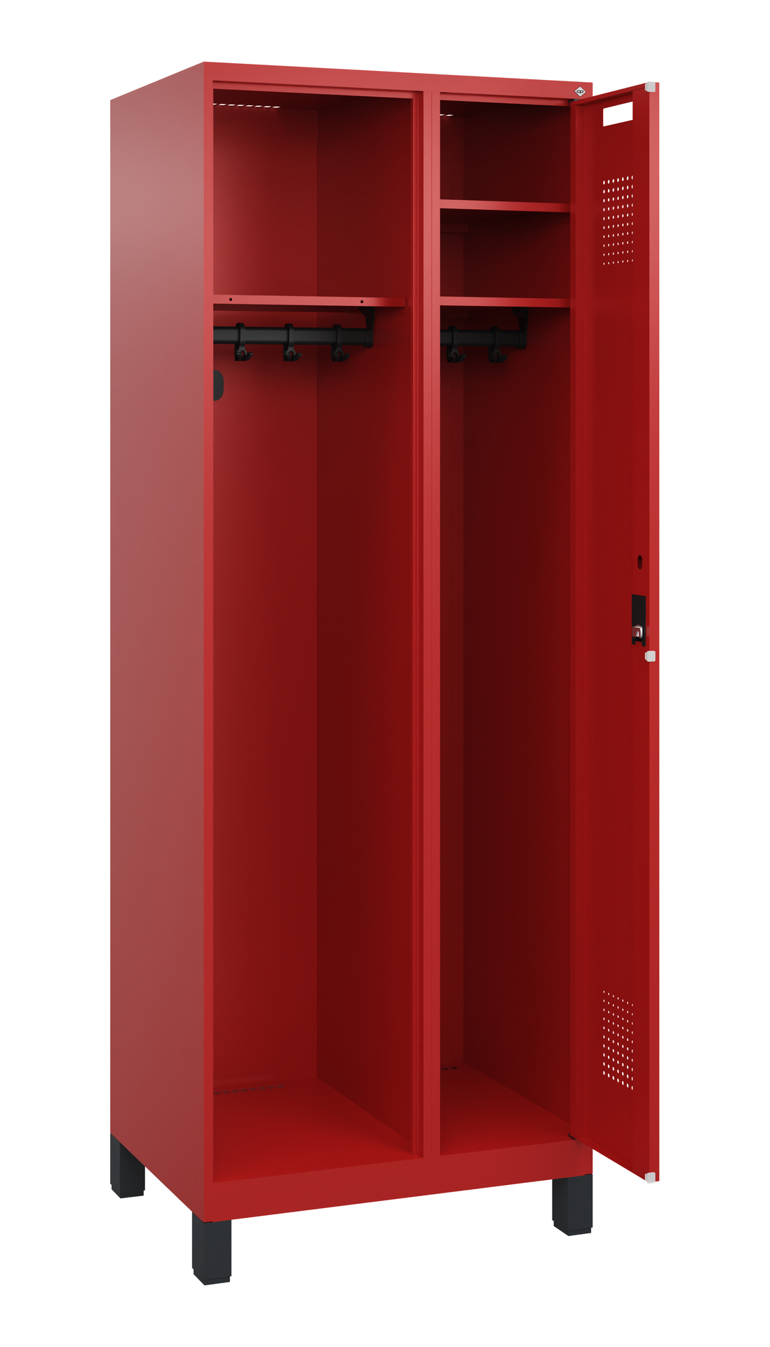 C+P Feuerwehrspind Kombi, 1 Abteil, 1850x700x500mm