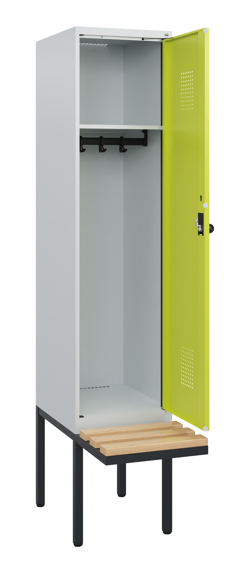 C+P Spind Evolo PLUS, Bank, 1 Abteil, 1950x400x815