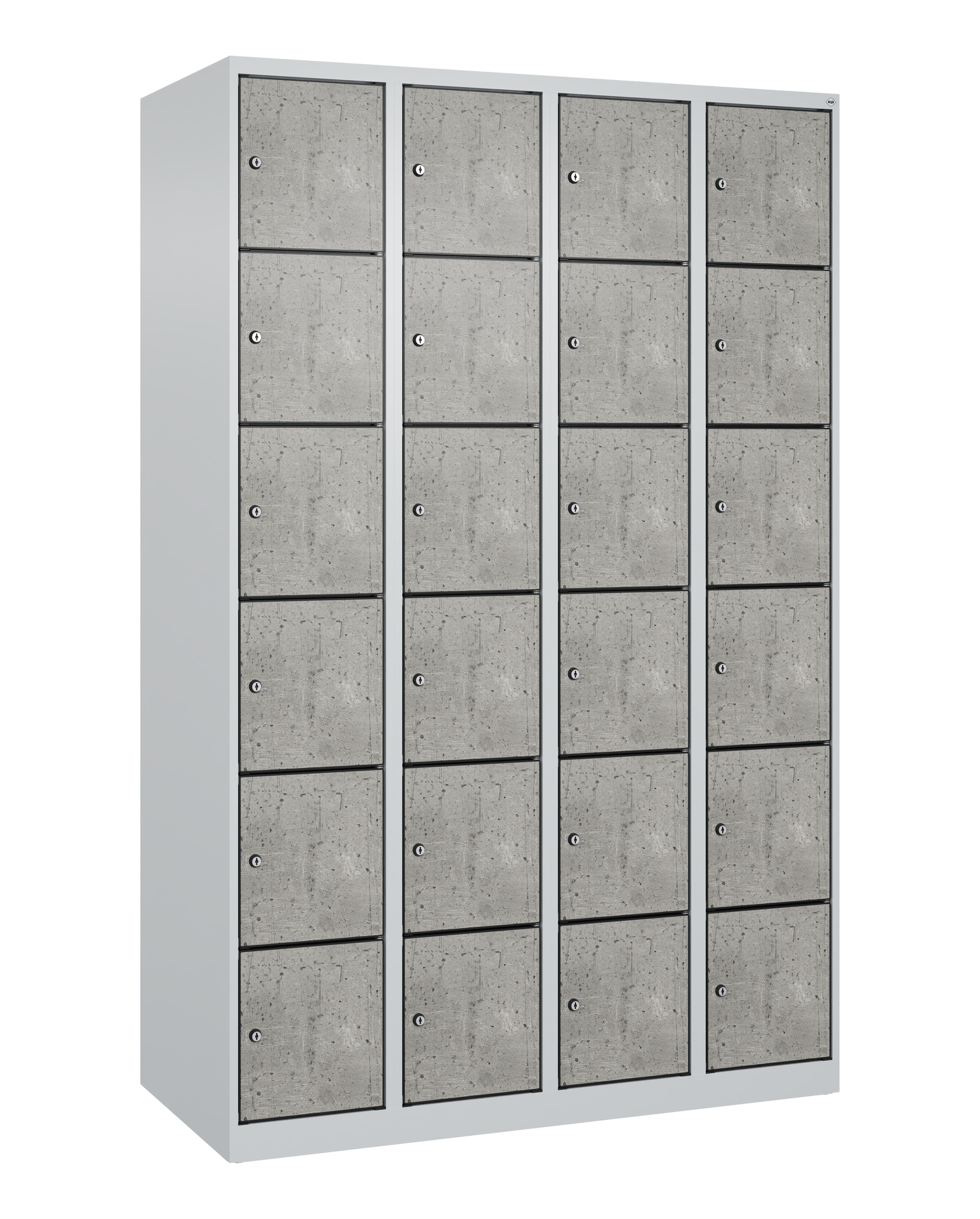 C+P Schlie�fachschrank Evolo PLUS, 24 F�cher, 1850x1200x500mm