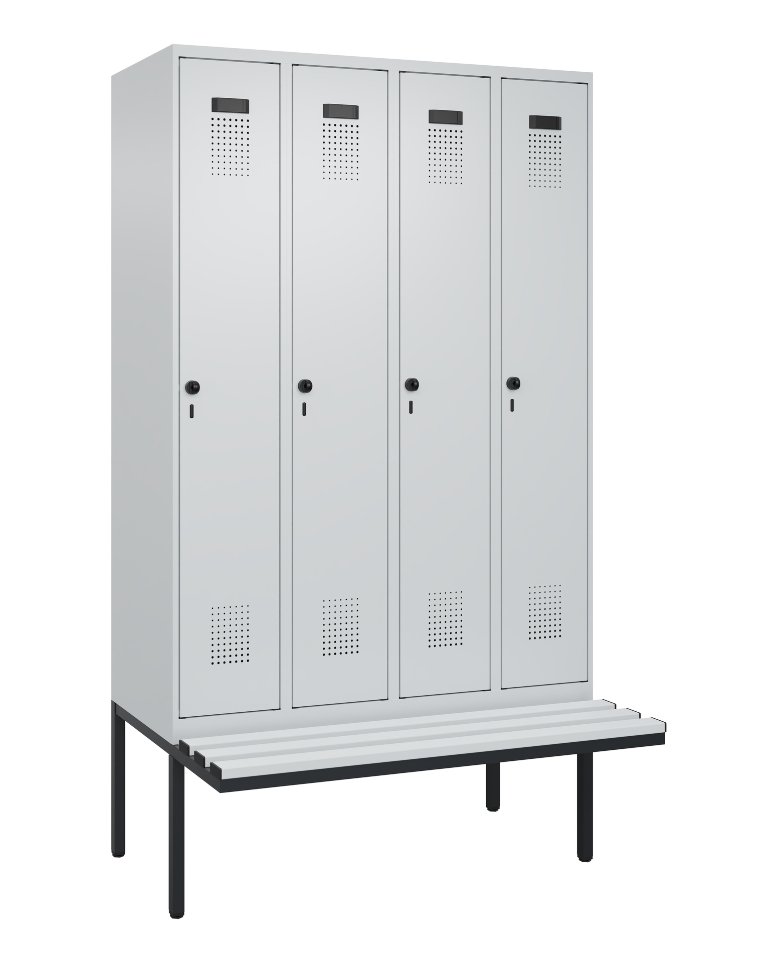 C+P Spind Evolo PLUS, Bank, 4 Abteile, 2120x1200x8