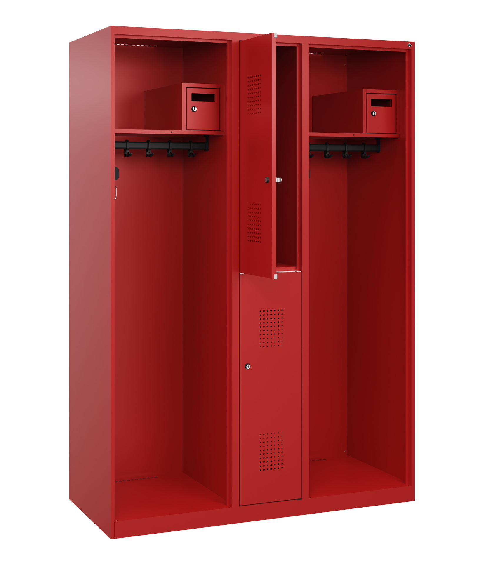 C+P Feuerwehrspind Maxi, 2 Fächer, 1850x1300x500mm