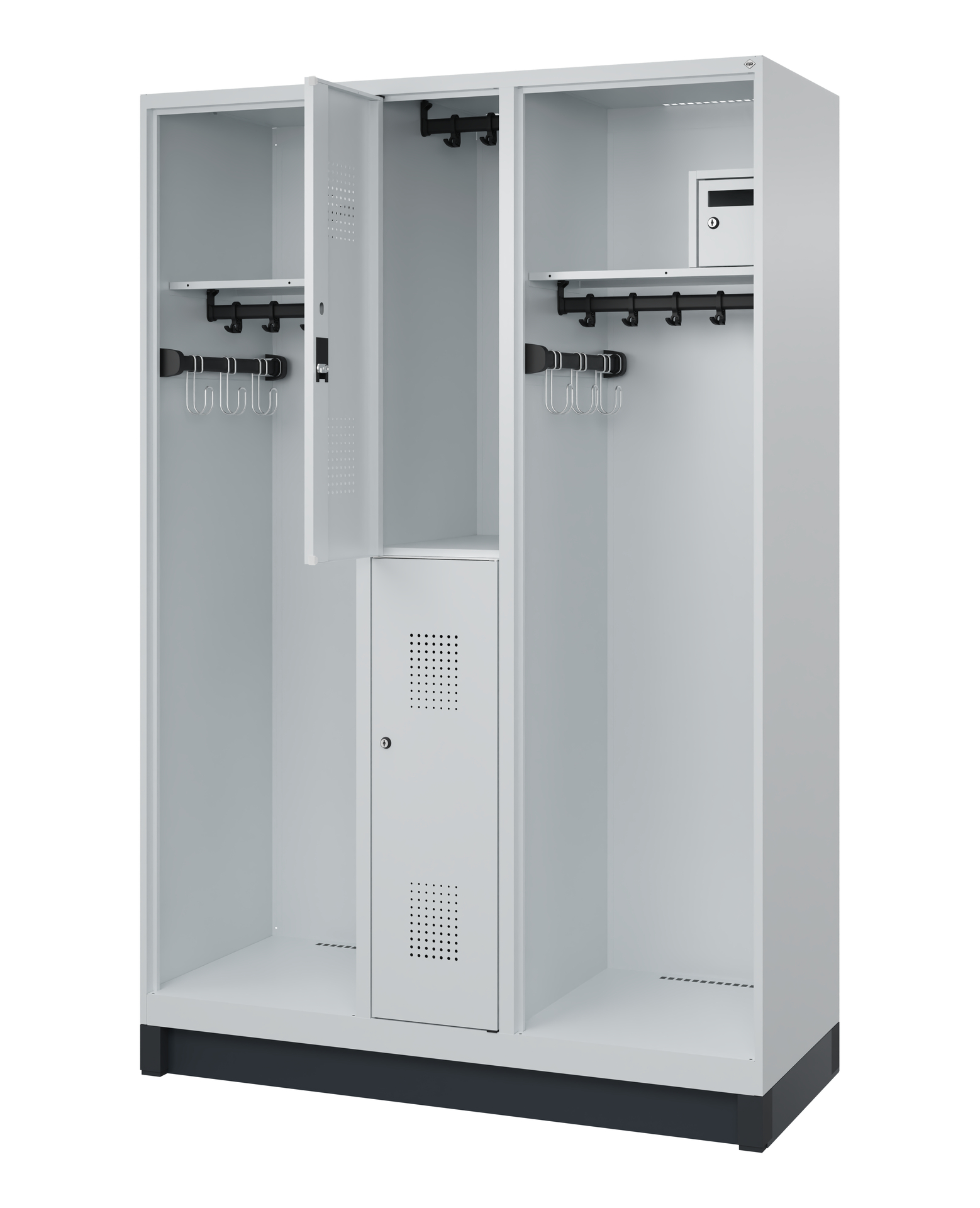 C+P Feuerwehrspind Maxi, 2 Fächer, 1850x1300x500mm
