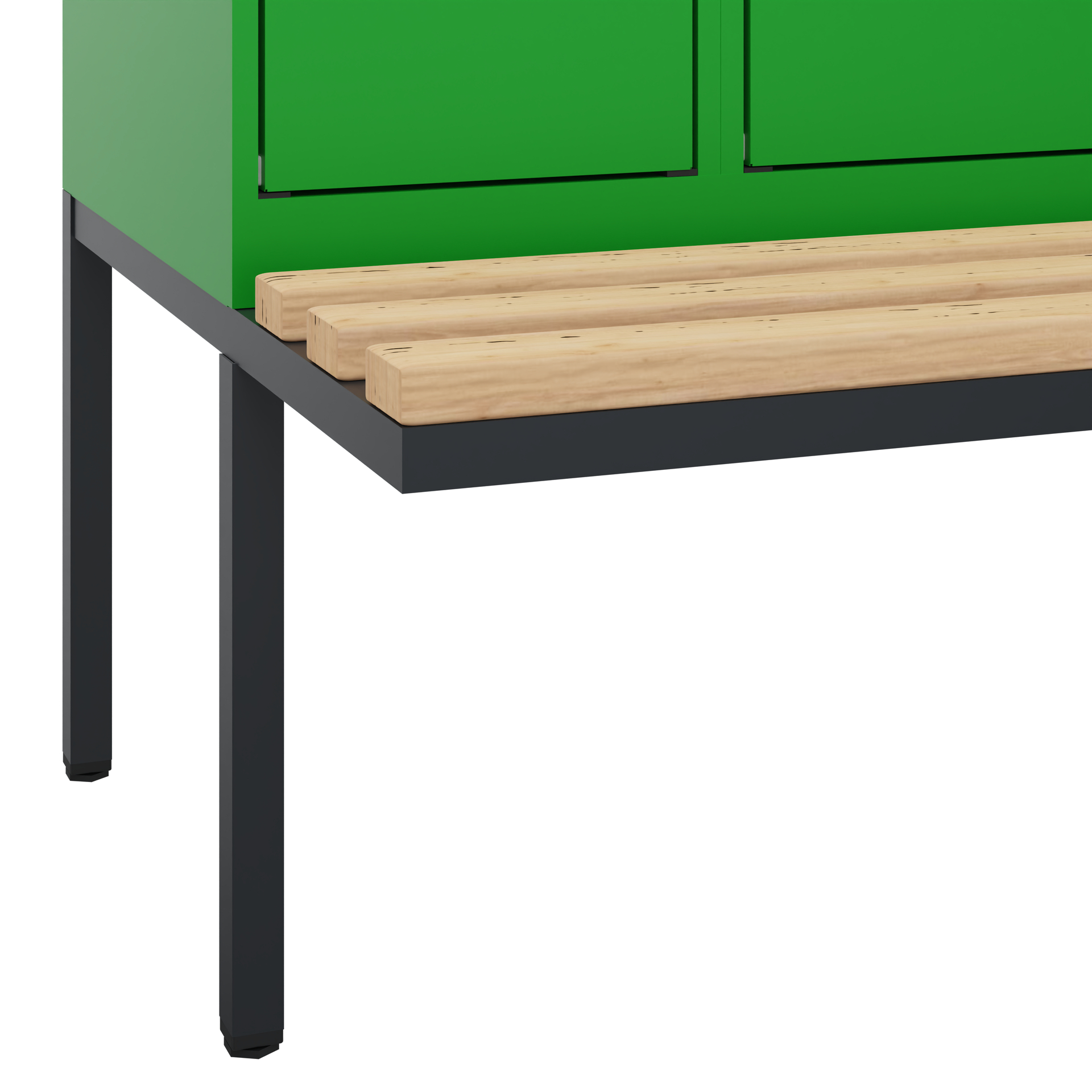 C+P Spind Evolo PLUS, Bank, 4 Abteile, 1950x1200x8