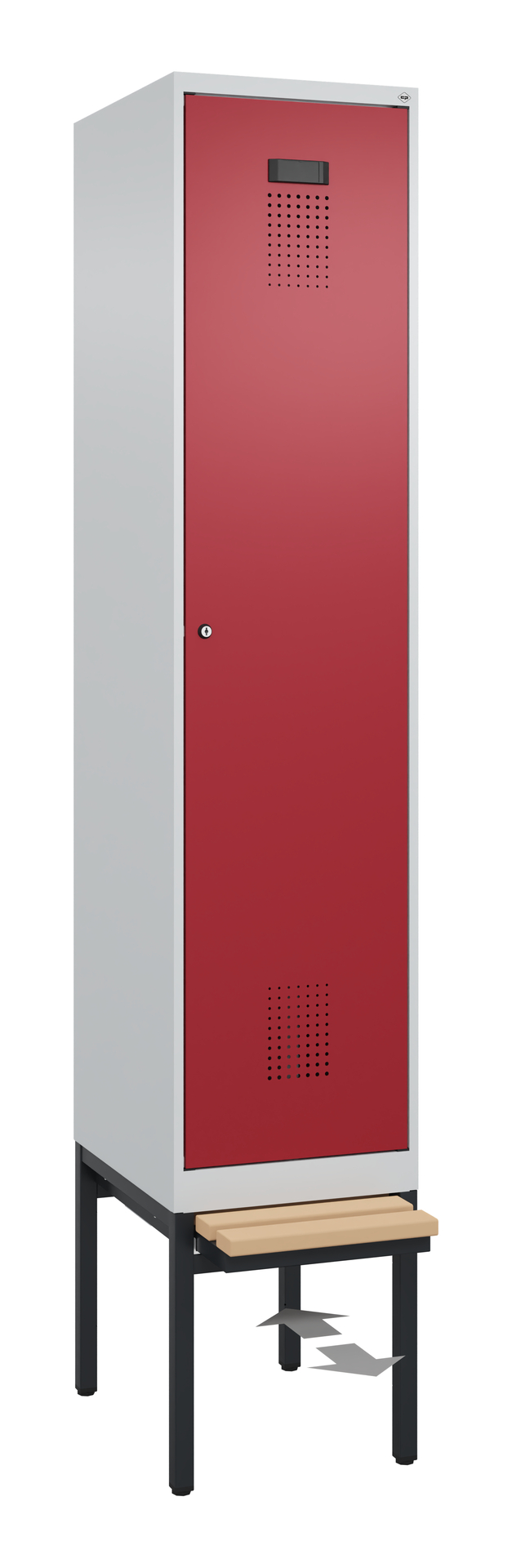 C+P Spind Evolo PLUS, Bank, 1 Abteil, 2120x400x815mm