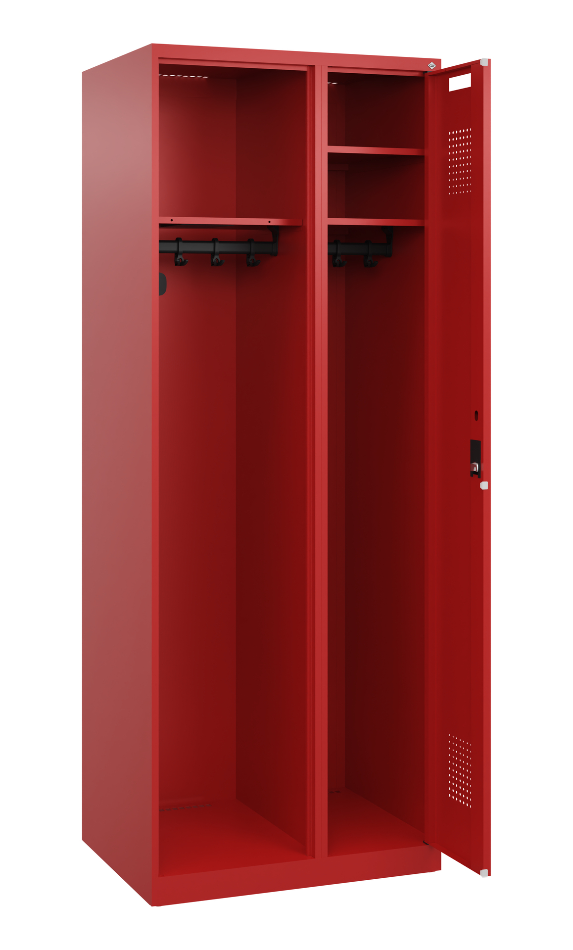 C+P Feuerwehrspind Kombi, 1 Abteil, 1850x700x500mm