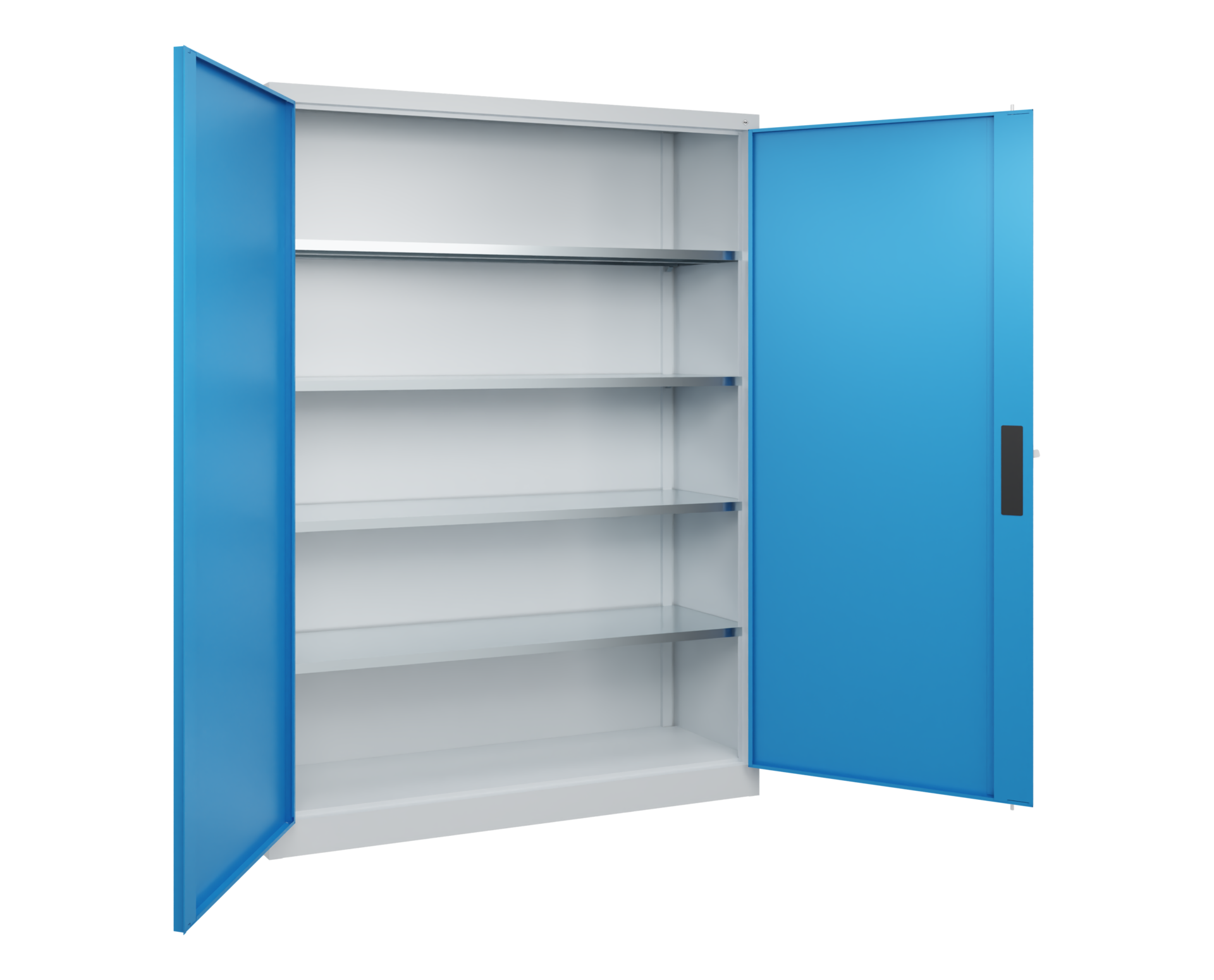 C+P Schwerlastschrank, Acurado, 1950x1500x400mm, 7035/5012