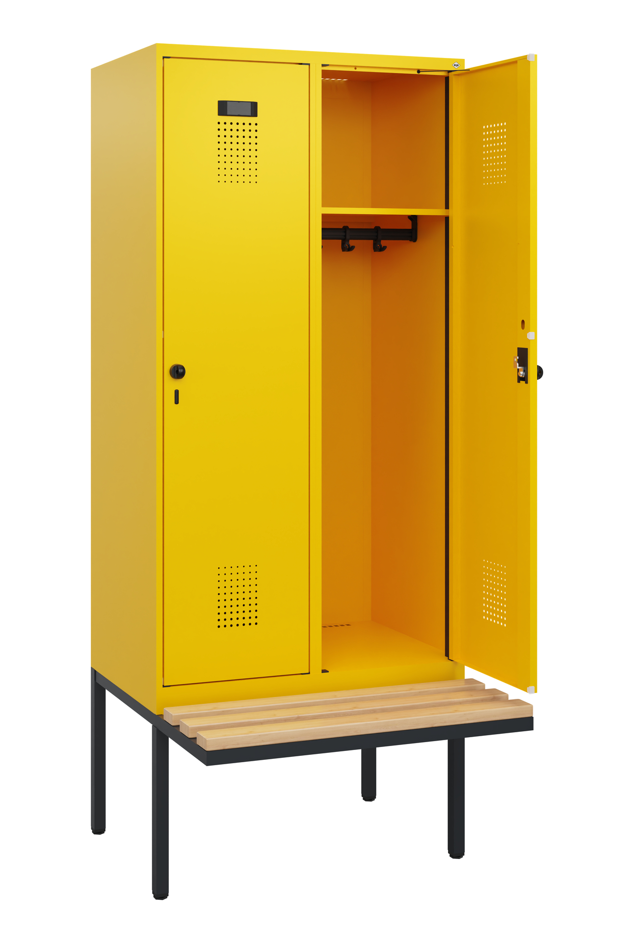 C+P Spind Evolo PLUS, Bank, 2 Abteile, 1950x800x81