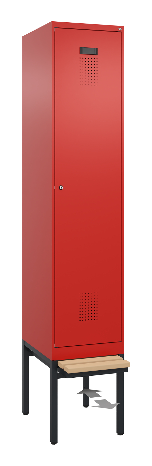 C+P Spind Evolo PLUS, Bank, 1 Abteil, 2120x400x815mm