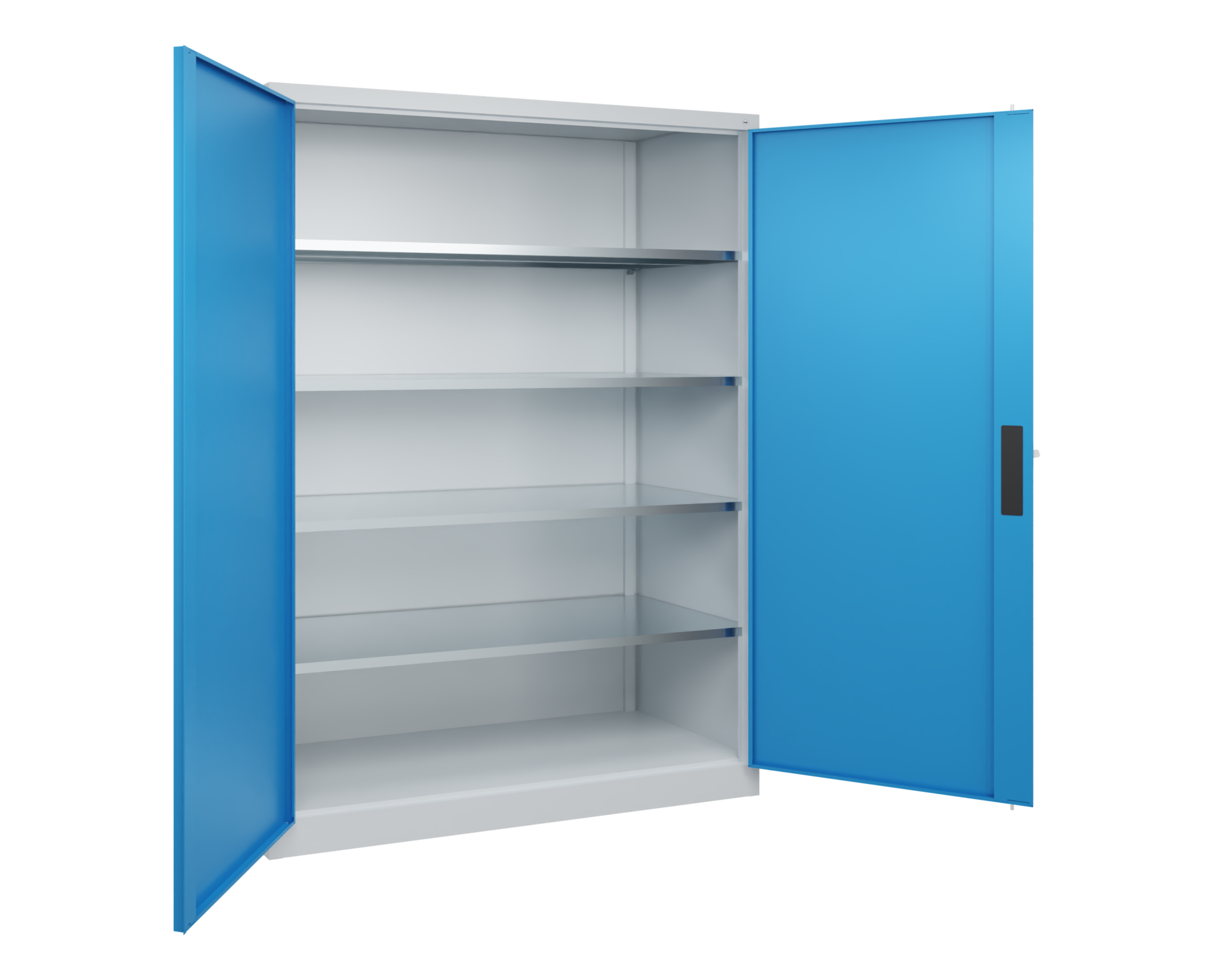 C+P Schwerlastschrank, Acurado, 1950x1500x600mm, 7035/5012