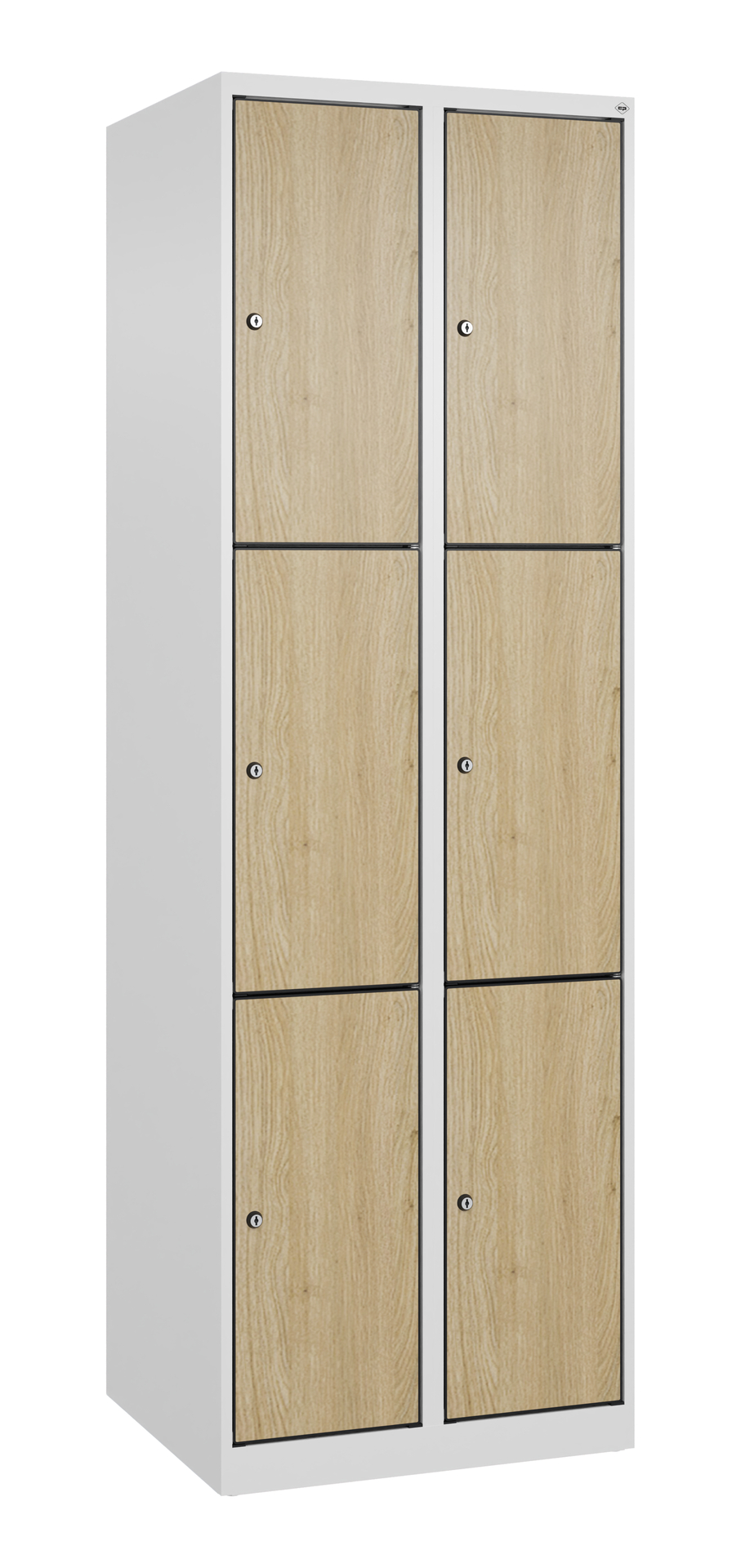 C+P Schlie�fachschrank Evolo PLUS, 6 F�cher, 1850x600x500mm