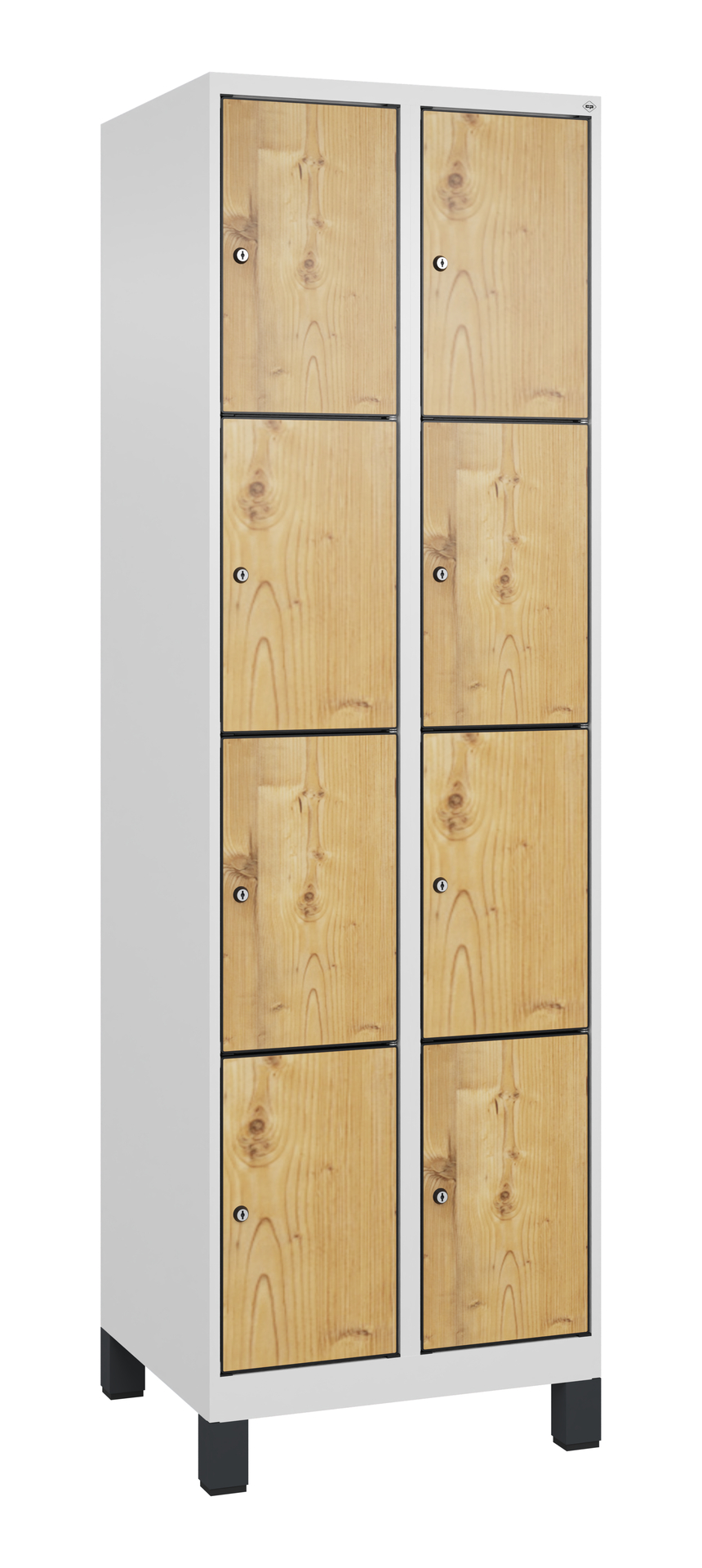 C+P Schlie�fachschrank Evolo PLUS, F��e, 8 F�cher, 1950x600x500mm