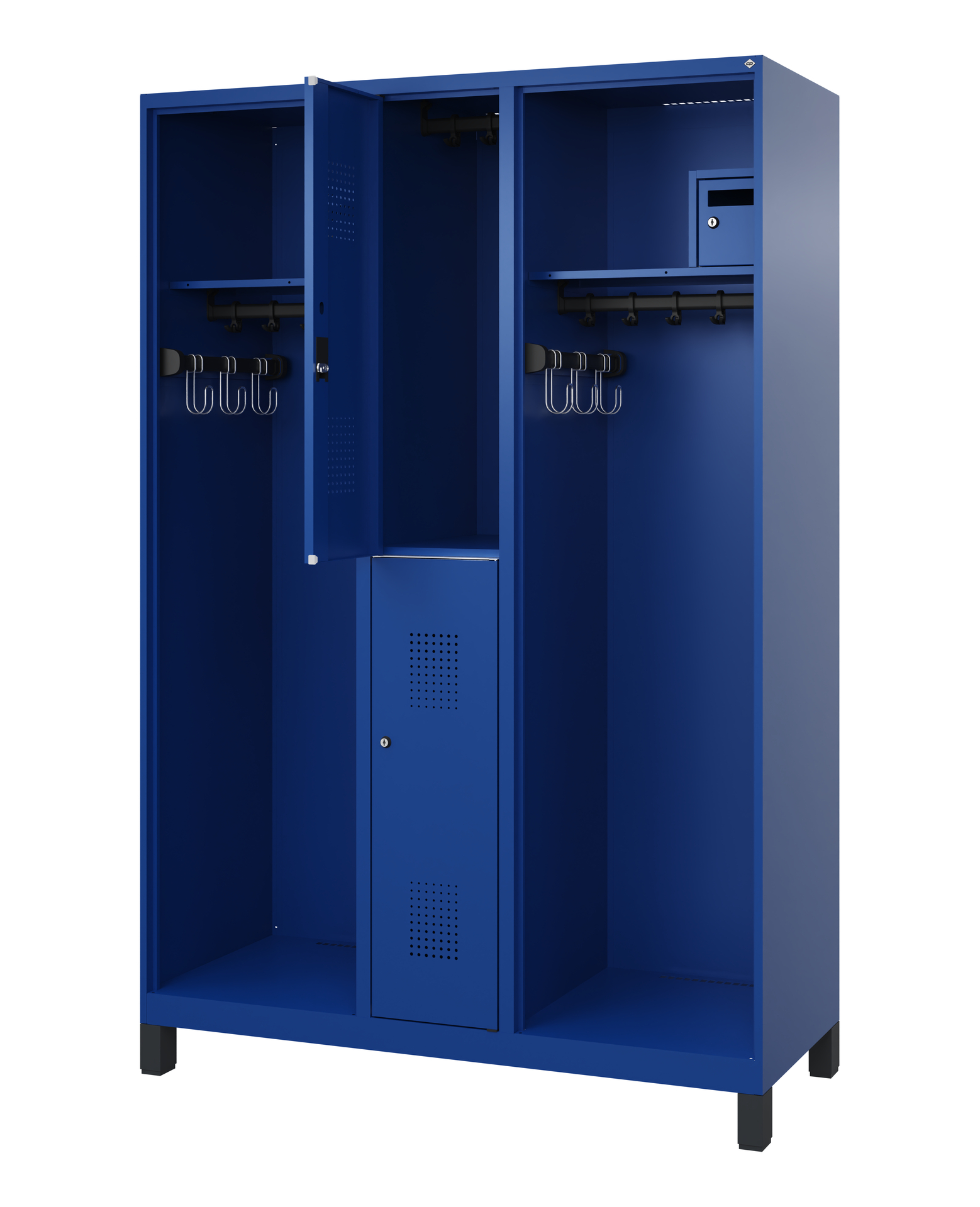 C+P Feuerwehrspind Maxi, 2 Fächer, 1850x1300x500mm