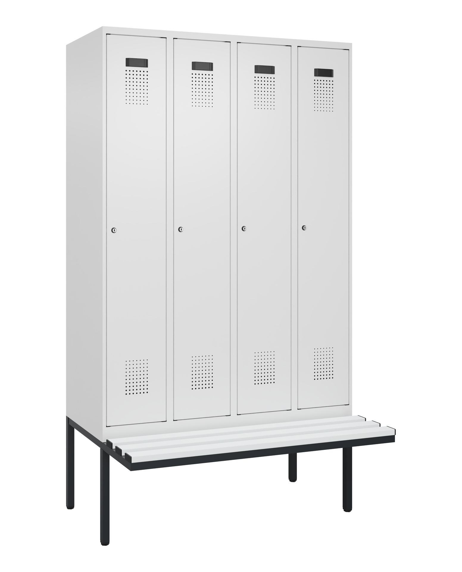 C+P Spind Evolo PLUS, Bank, 4 Abteile, 2120x1200x8