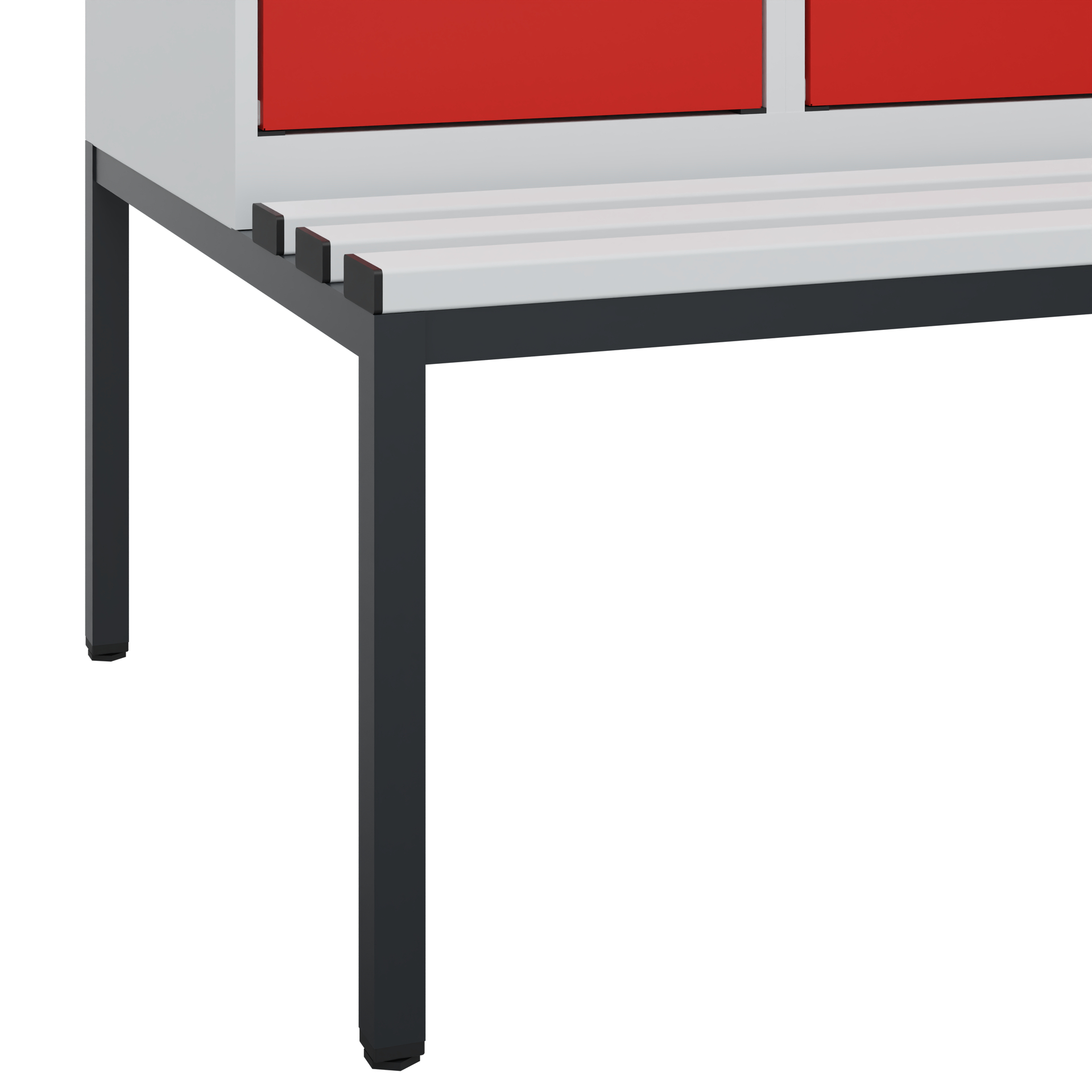 C+P Doppelstock-Spind Evolo PLUS, Bank, 2 Fächer, 