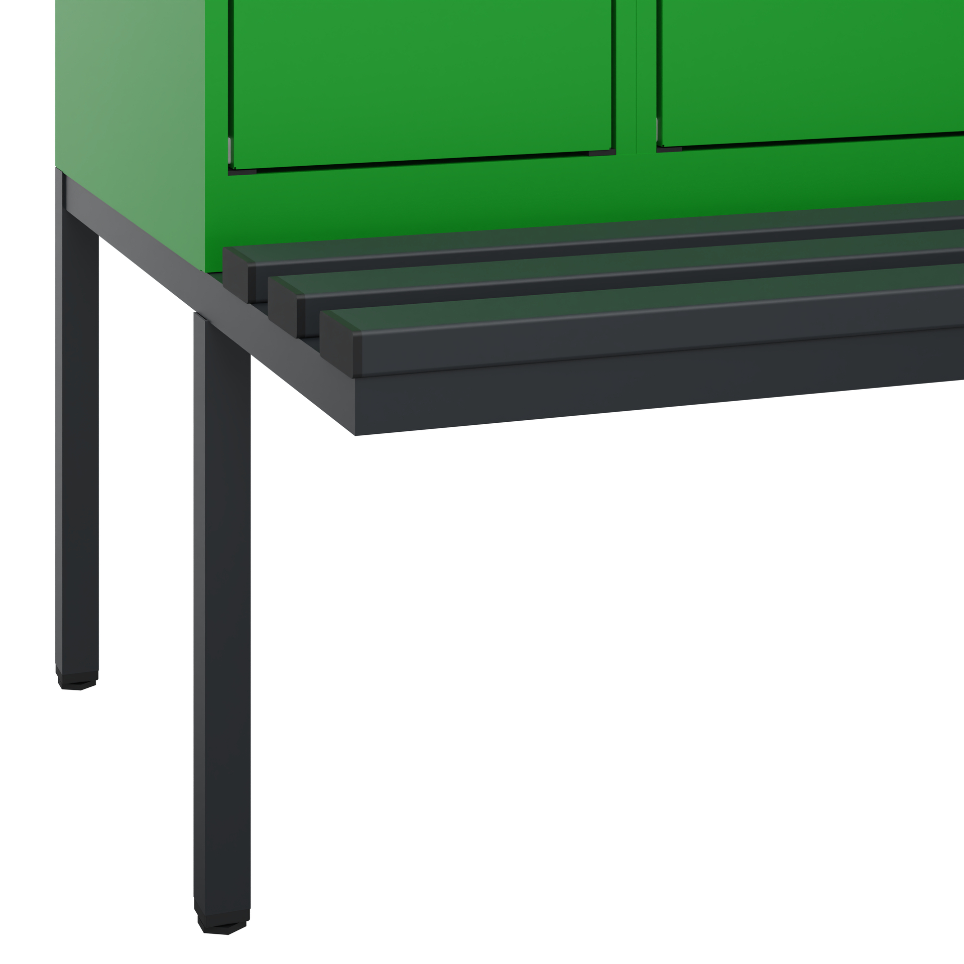 C+P Spind Evolo PLUS, Bank, 2 Abteil, 2120x600x815