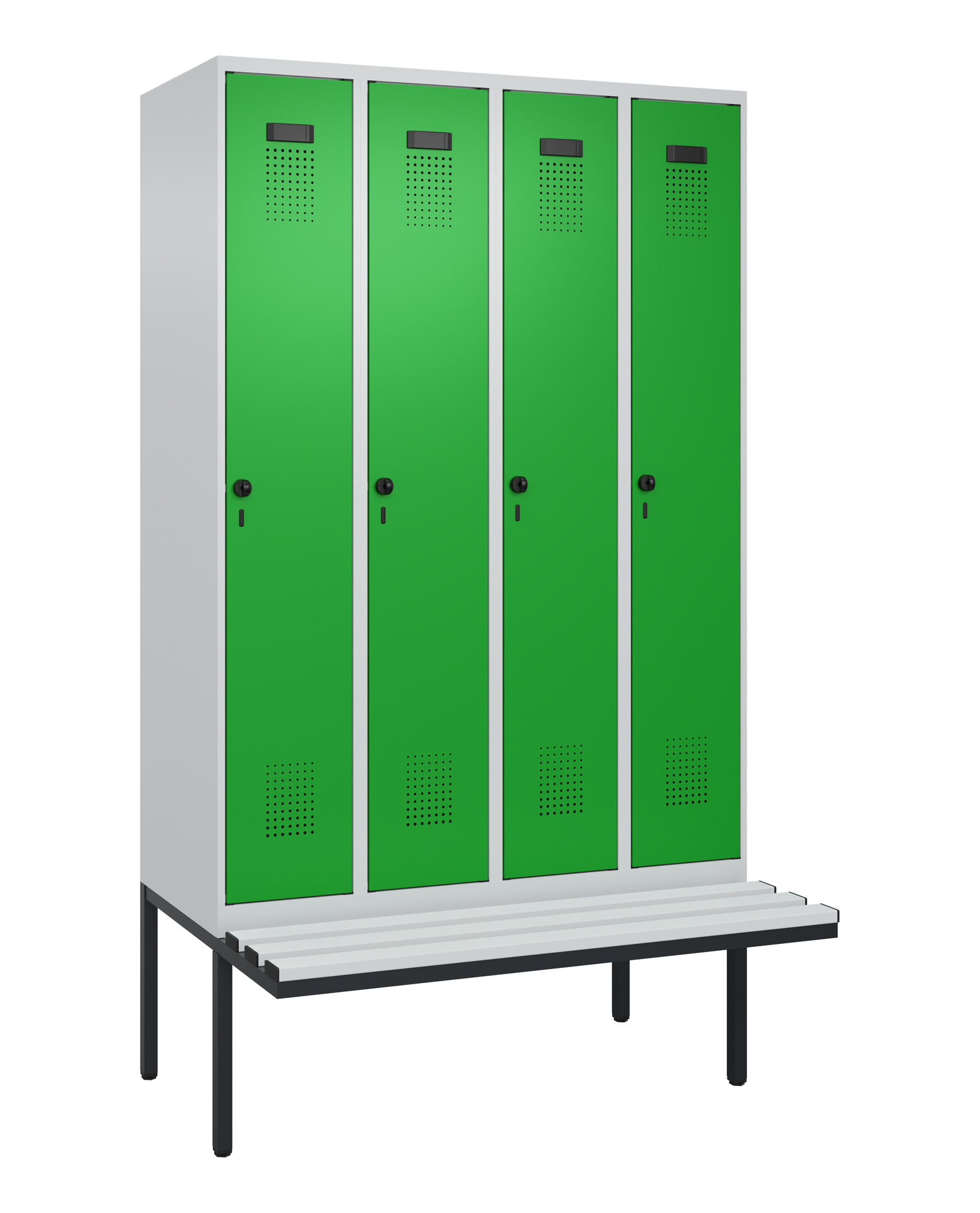 C+P Spind Evolo PLUS, Bank, 4 Abteile, 2120x1200x8