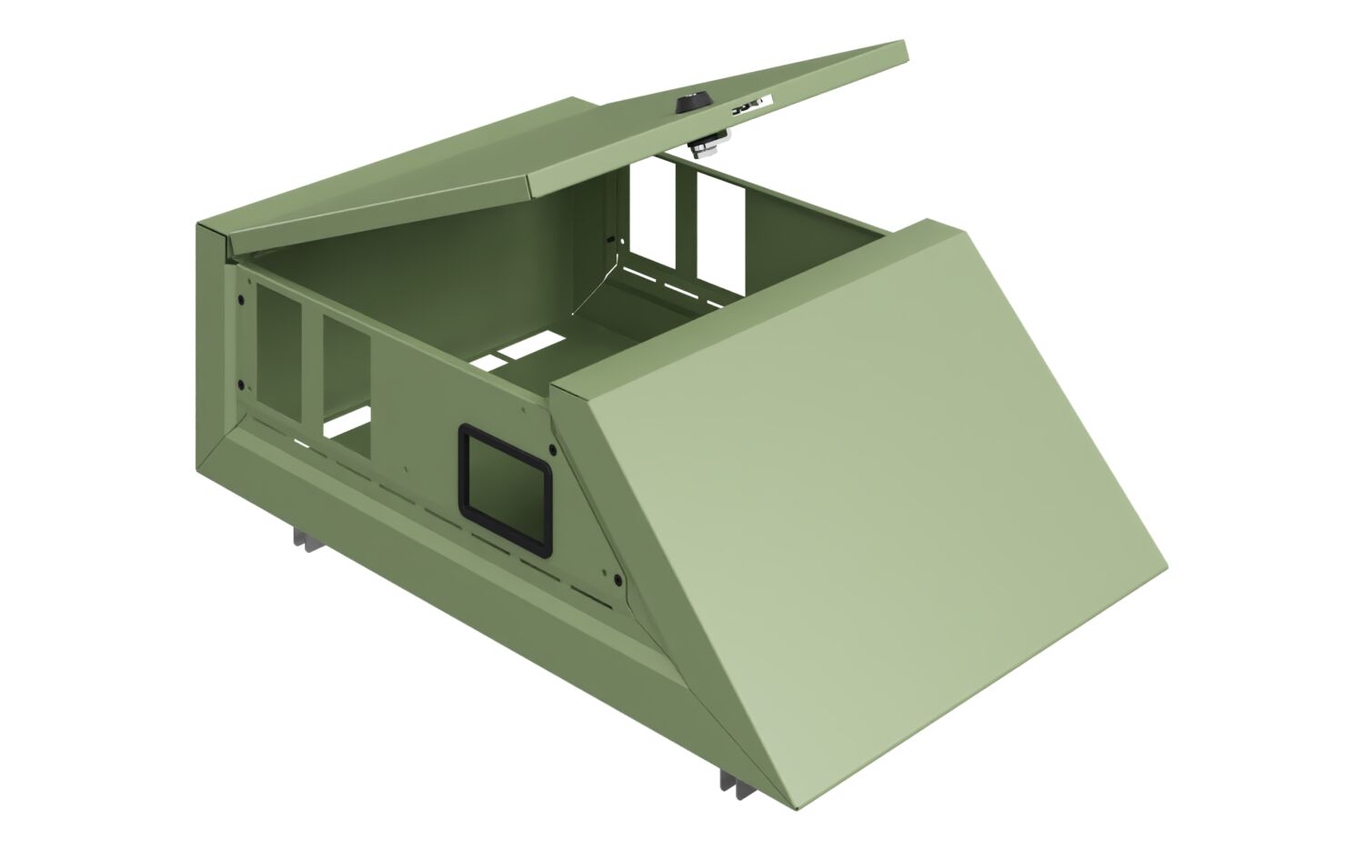 C+P sloping top I slope tops with inspection opening, 150x300x500mm