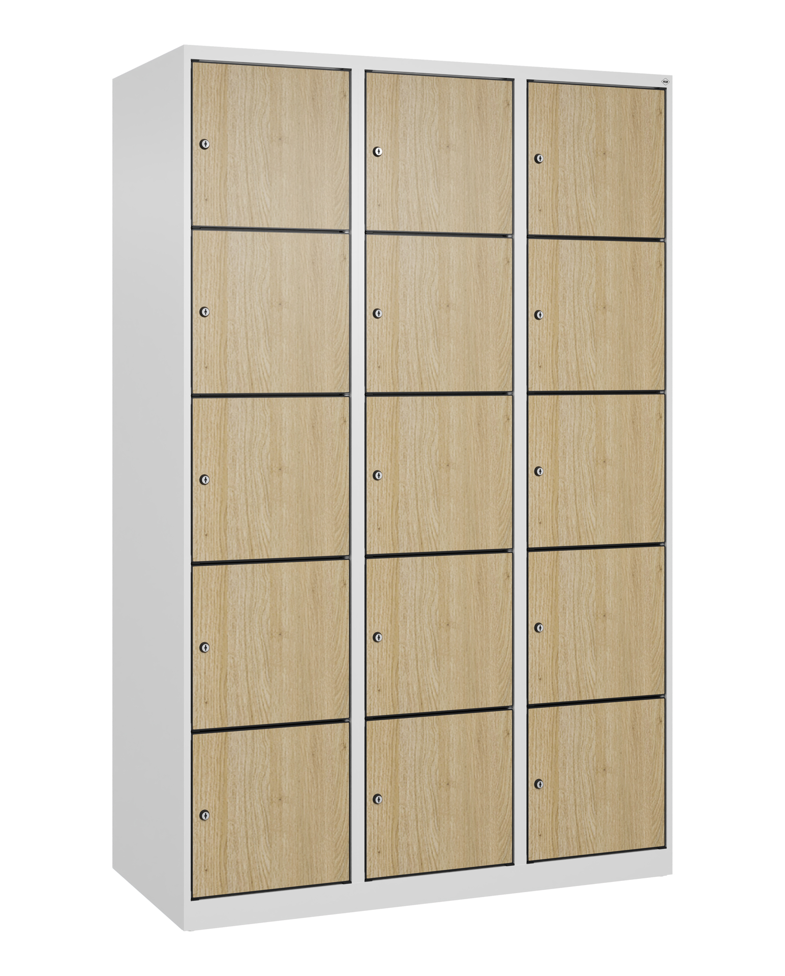 C+P Schlie�fachschrank Evolo PLUS, 15 F�cher, 1850x1200x500mm