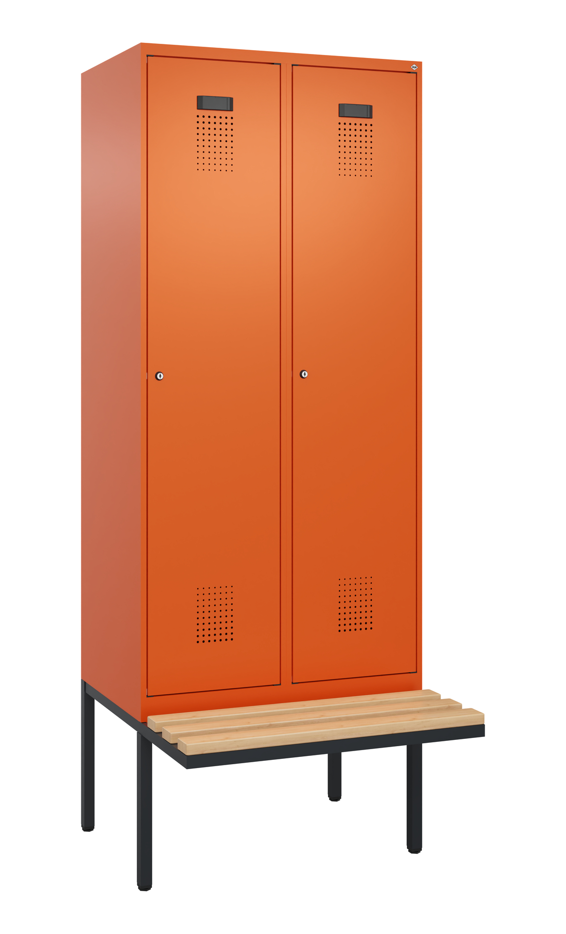 C+P Spind Evolo PLUS, Bank, 2 Abteile, 2120x800x81