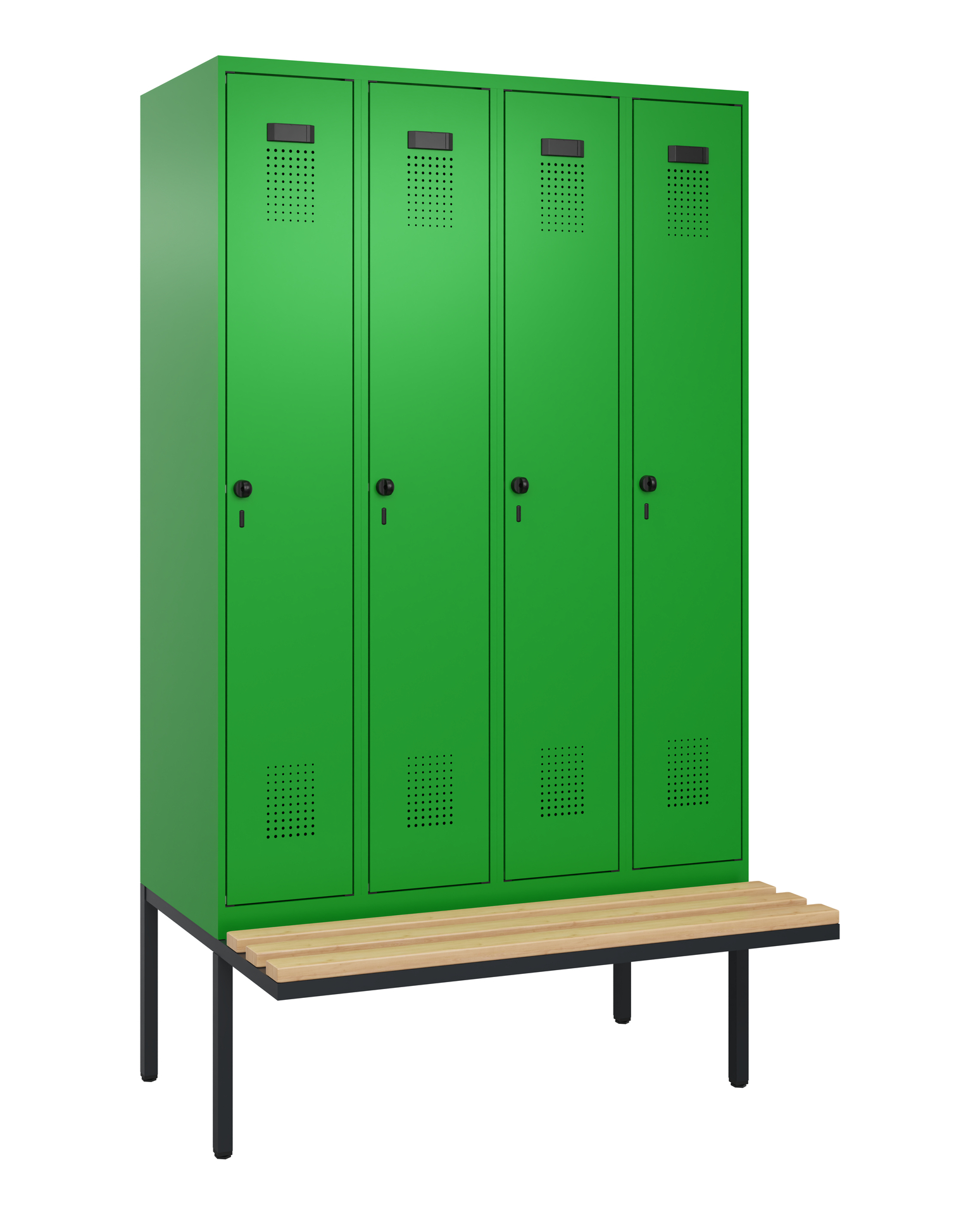 C+P Spind Evolo PLUS, Bank, 4 Abteile, 2120x1200x8