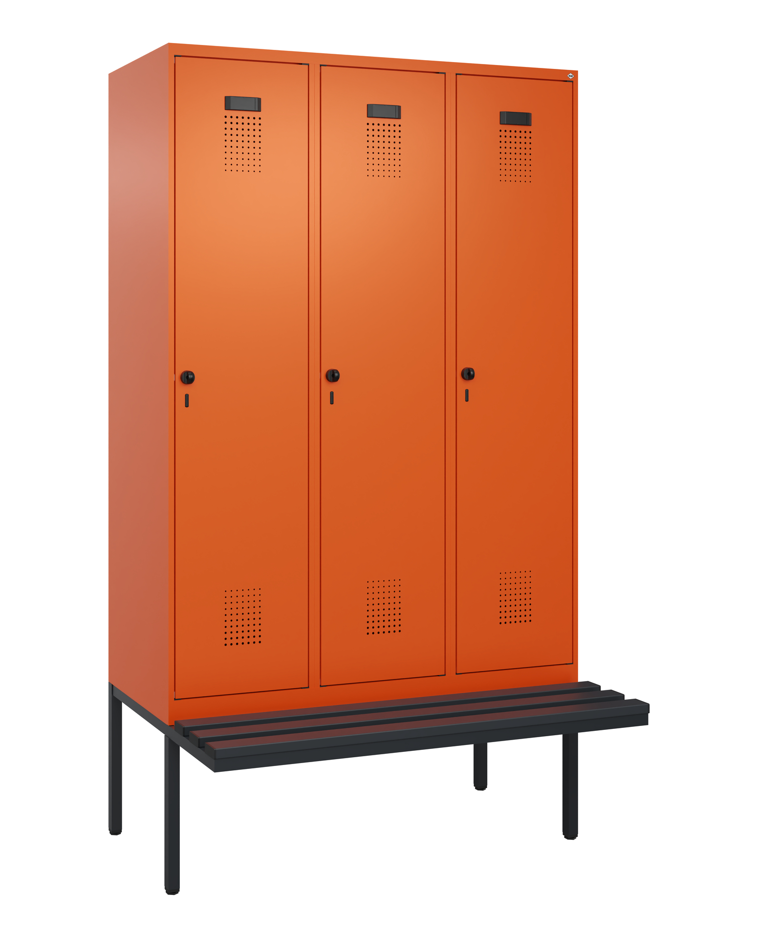 C+P Spind Evolo PLUS, Bank, 3 Abteile, 2120x1200x8