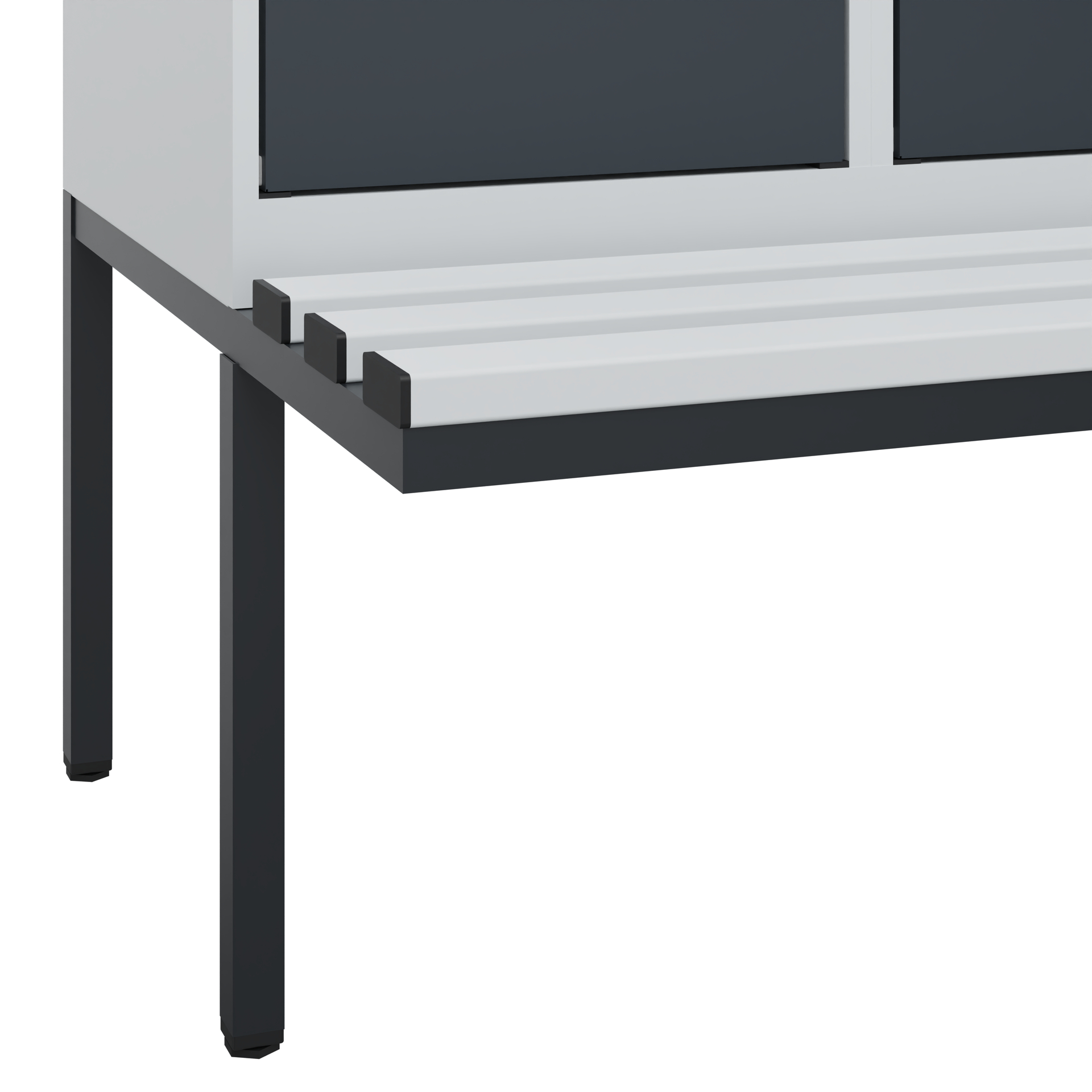 C+P Spind Evolo PLUS, Bank, 1 Abteil, 1950x400x815