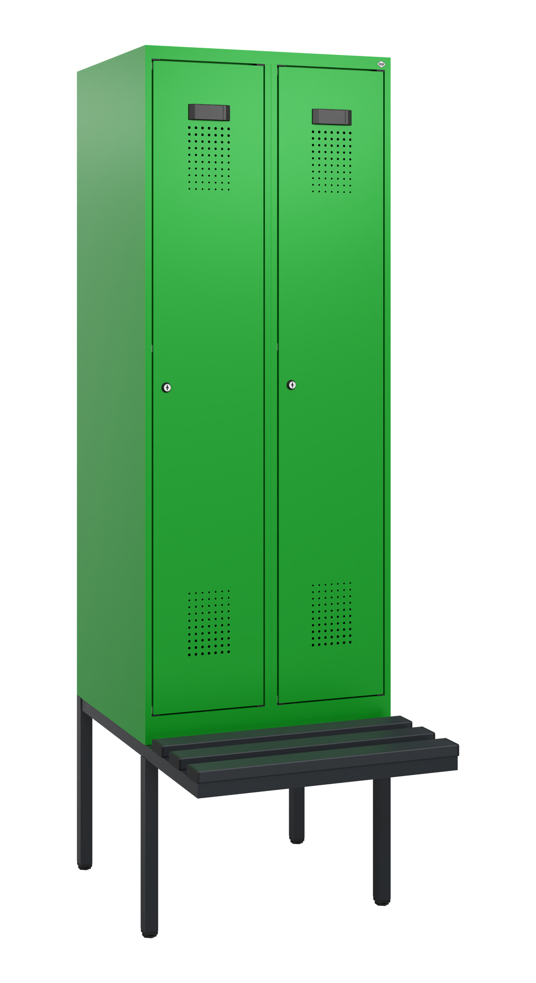 C+P Spind Evolo PLUS, Bank, 2 Abteile, 1950x600x81