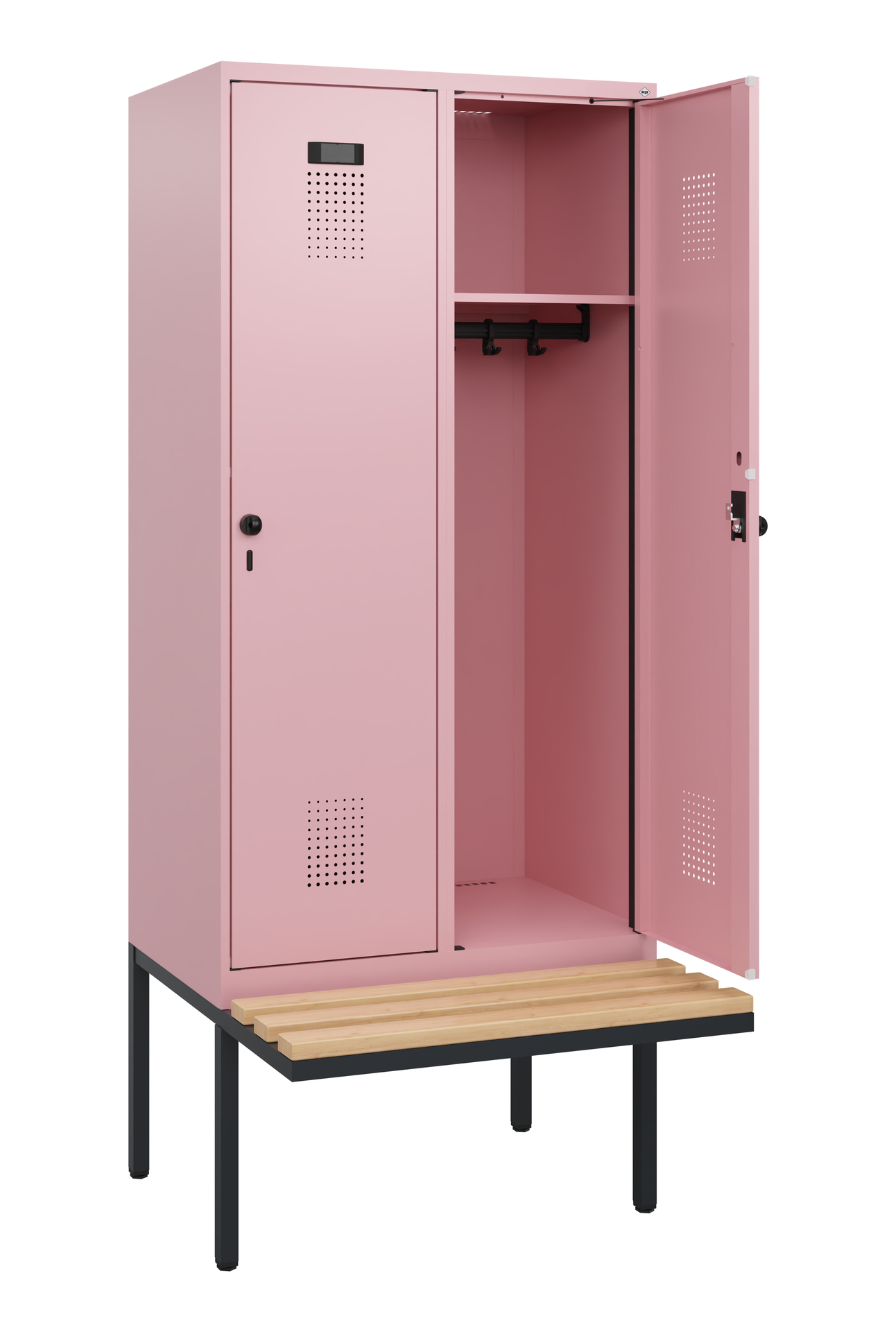 C+P Spind Evolo PLUS, Bank, 2 Abteile, 1950x800x81