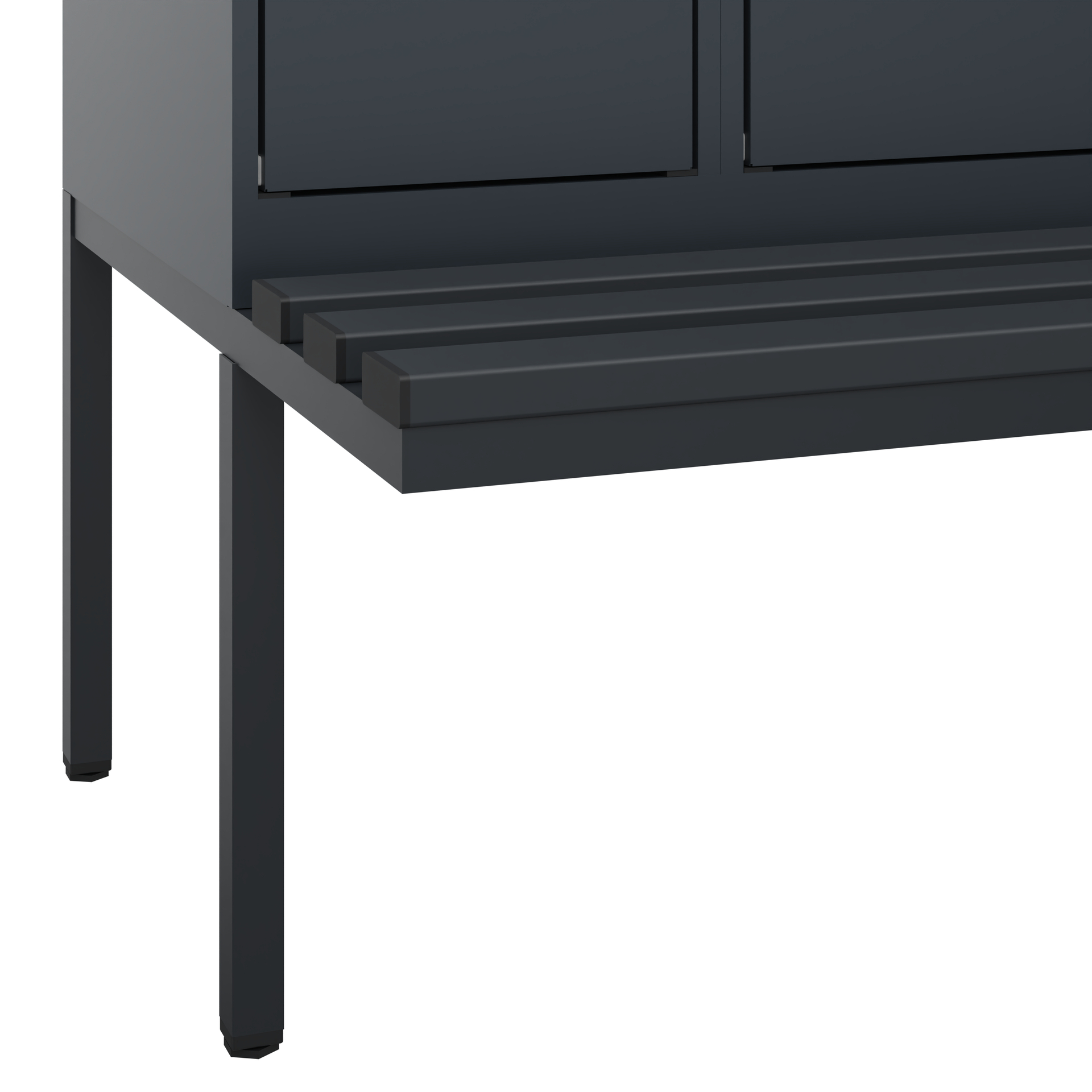 C+P Spind Evolo PLUS, Bank, 2 Abteile, 1950x600x81