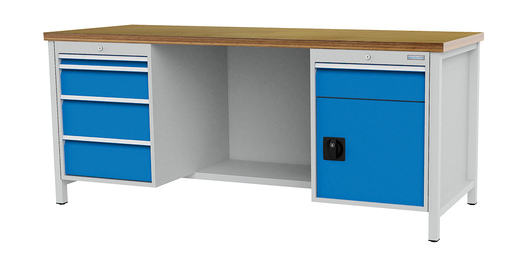 C+P Workbench with cabinet