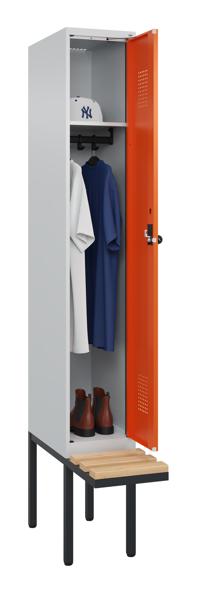 C+P Spind Evolo PLUS, Bank, 1 Abteile, 2120x300x81