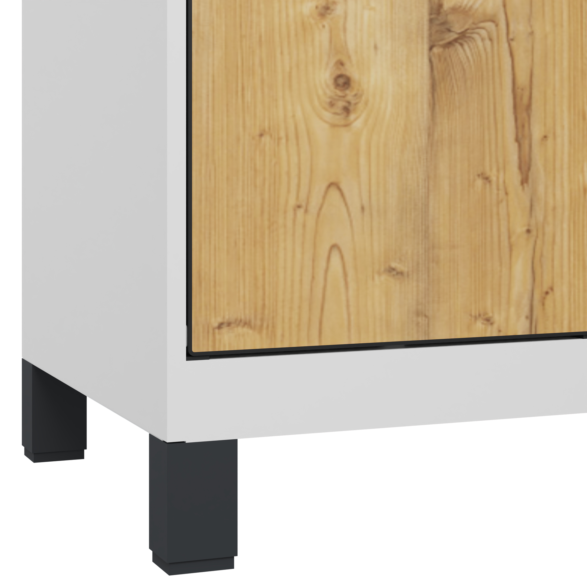 C+P Doppelst�ckiger Schulspind Evolo PLUS, F��e, 2 F�cher, 1630x400x500mm