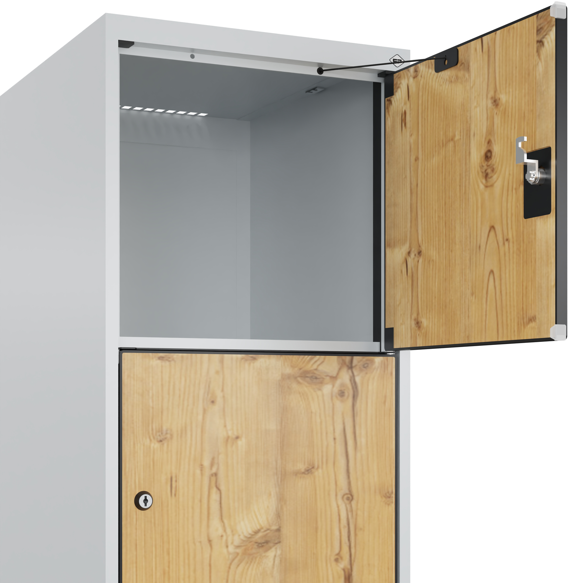 C+P Schlie�fachschrank Evolo PLUS, F��e, 5 F�cher, 1950x400x500mm