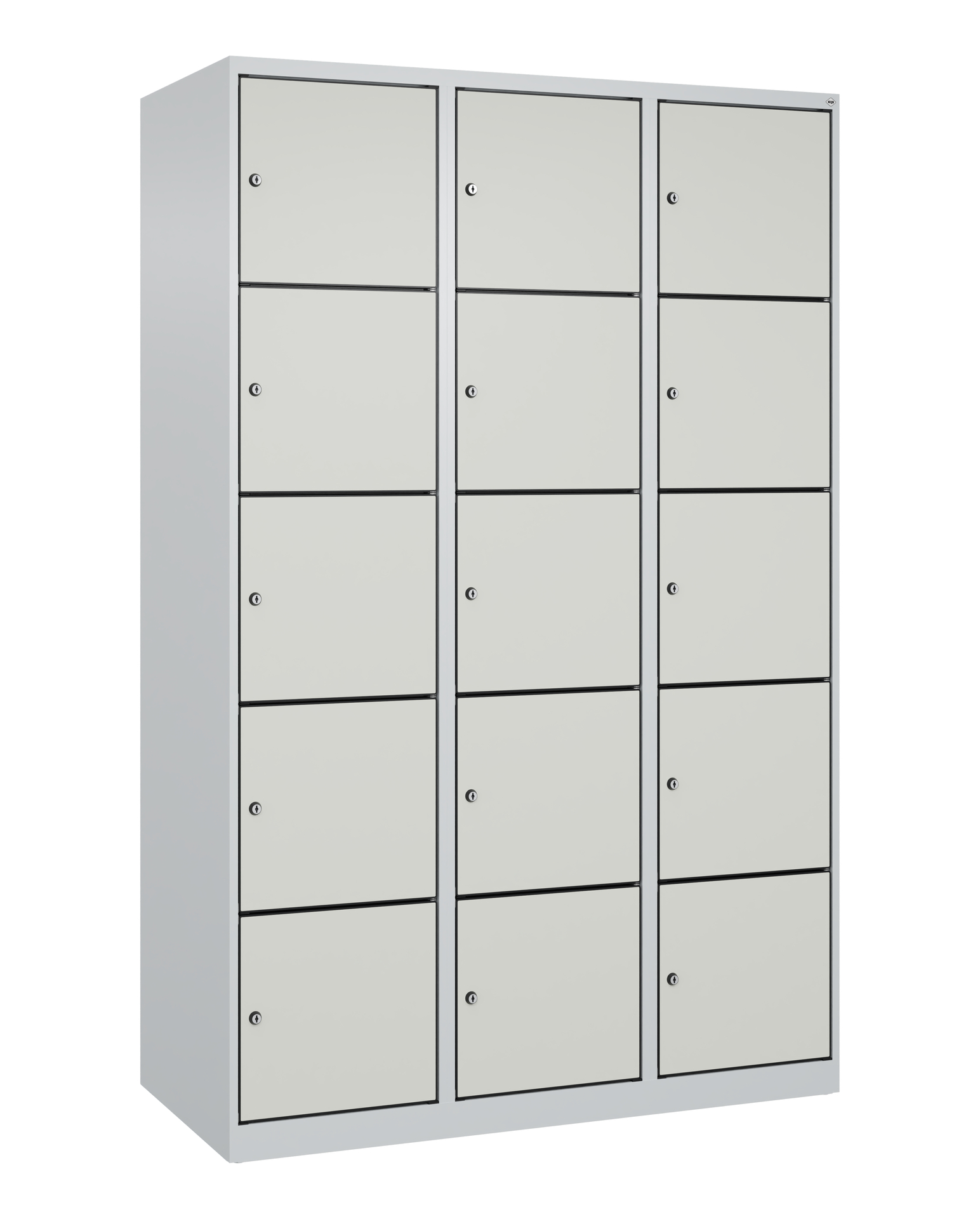 C+P Schlie�fachschrank Evolo PLUS, 15 F�cher, 1850x1200x500mm
