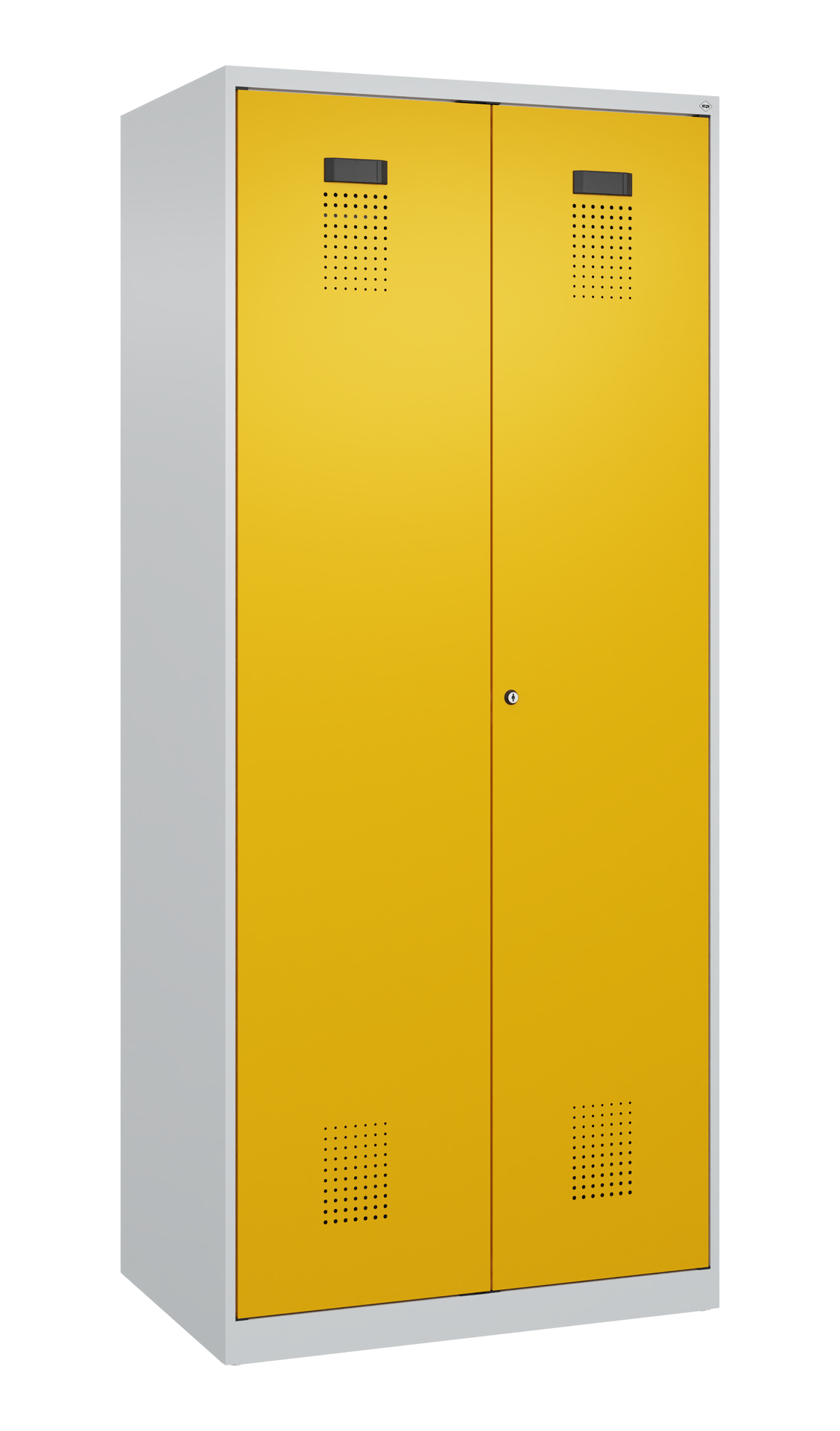 C+P Putzmittel-Spind Evolo PLUS, 2 Abteile, 1850x8