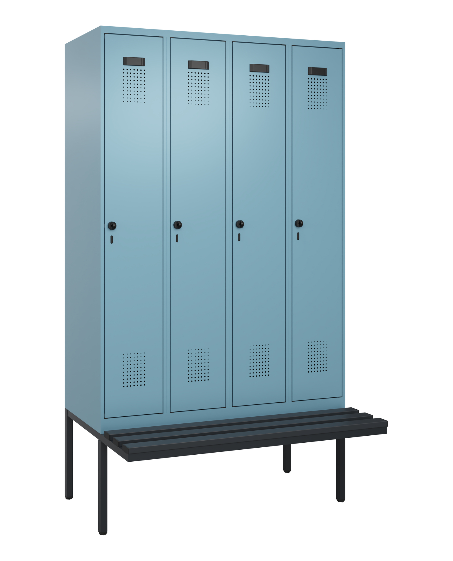 C+P Spind Evolo PLUS, Bank, 4 Abteile, 2120x1200x8