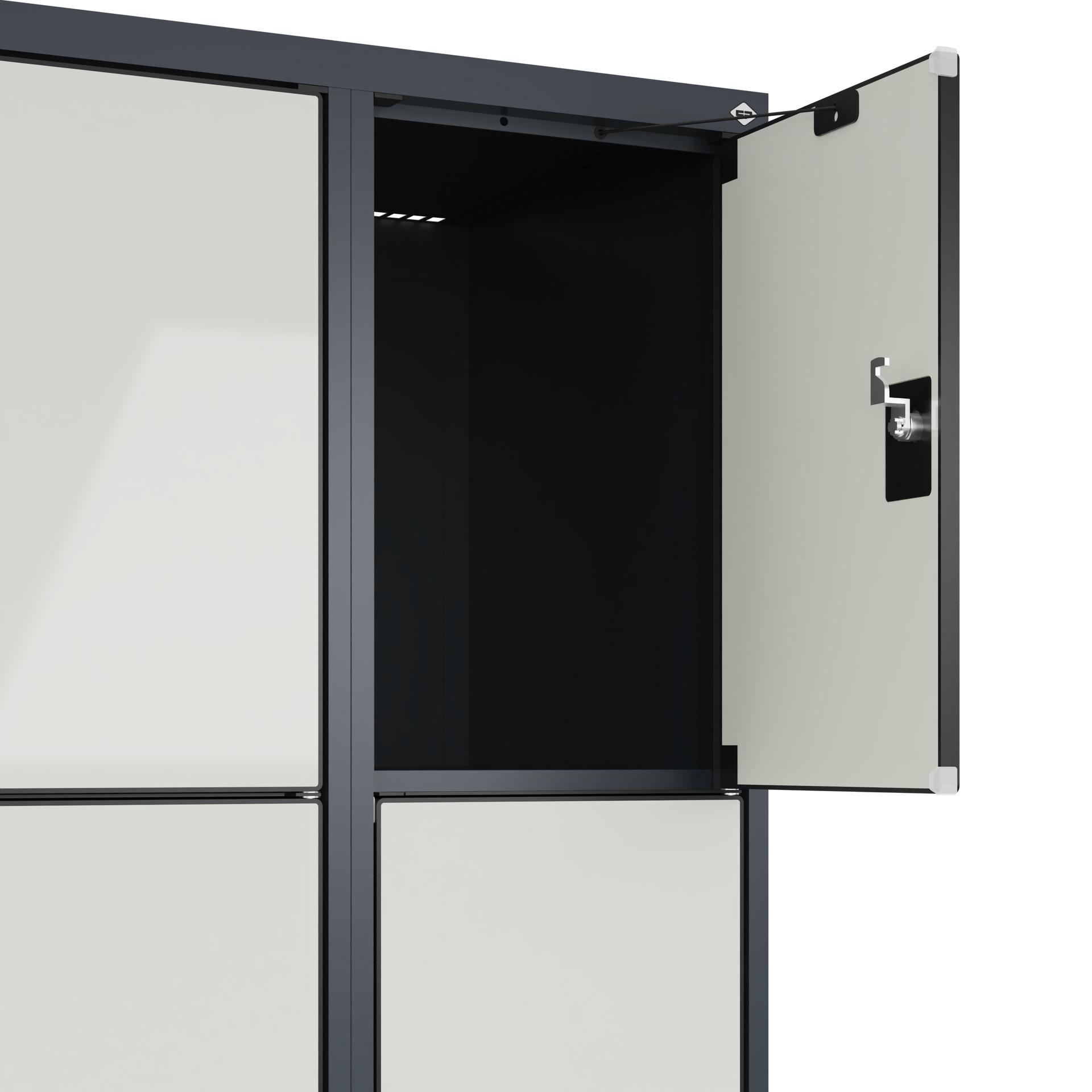 C+P Schlie�fachschrank Evolo PLUS, 8 F�cher, 1850x600x500mm