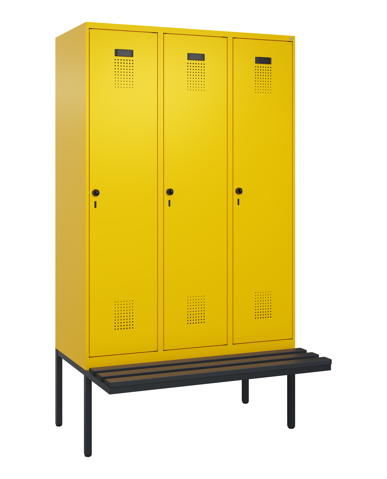 C+P Spind Evolo PLUS, Bank, 3 Abteile, 2120x1200x8