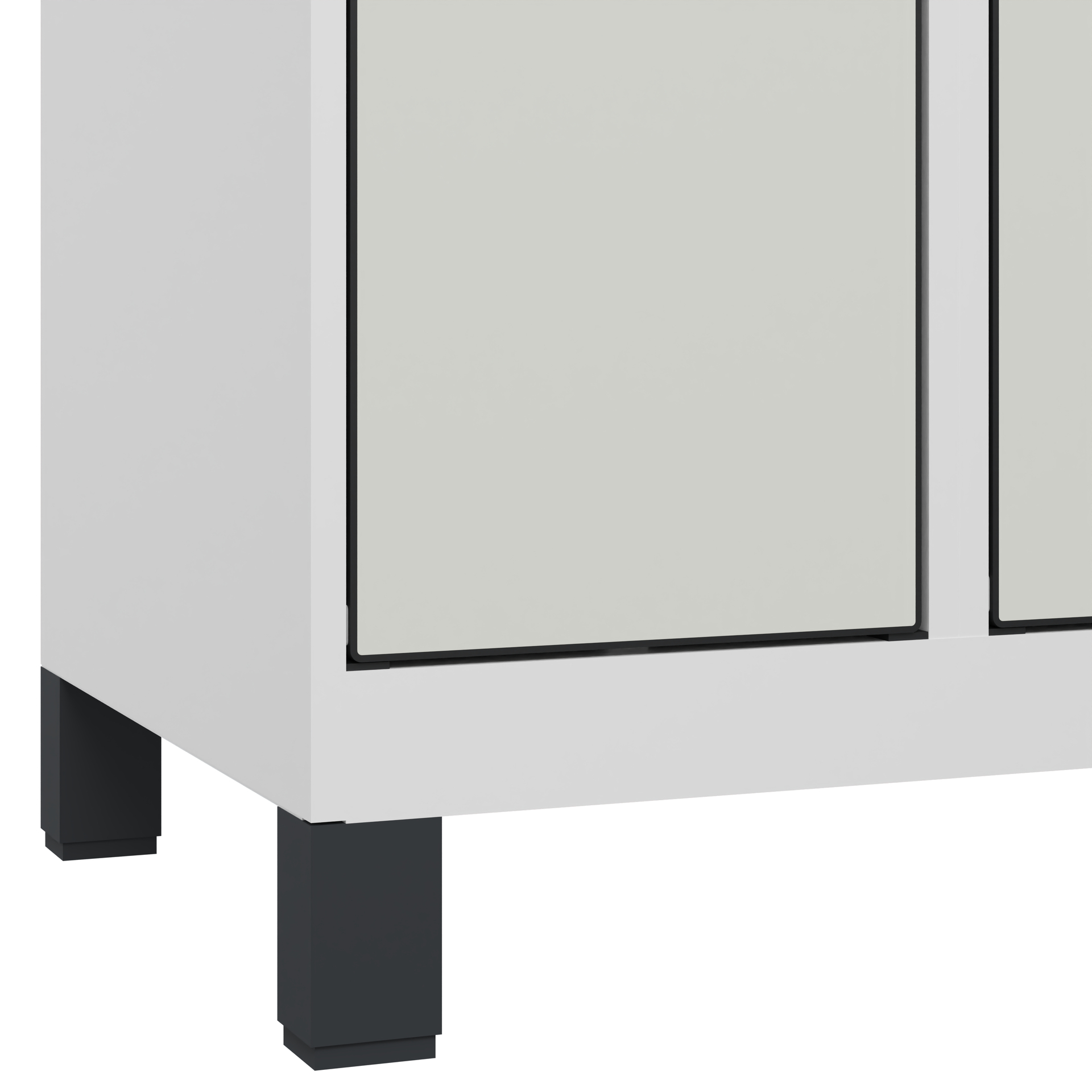 C+P Schlie�fachschrank Evolo PLUS, F��e, 4 F�cher, 1950x300x500mm