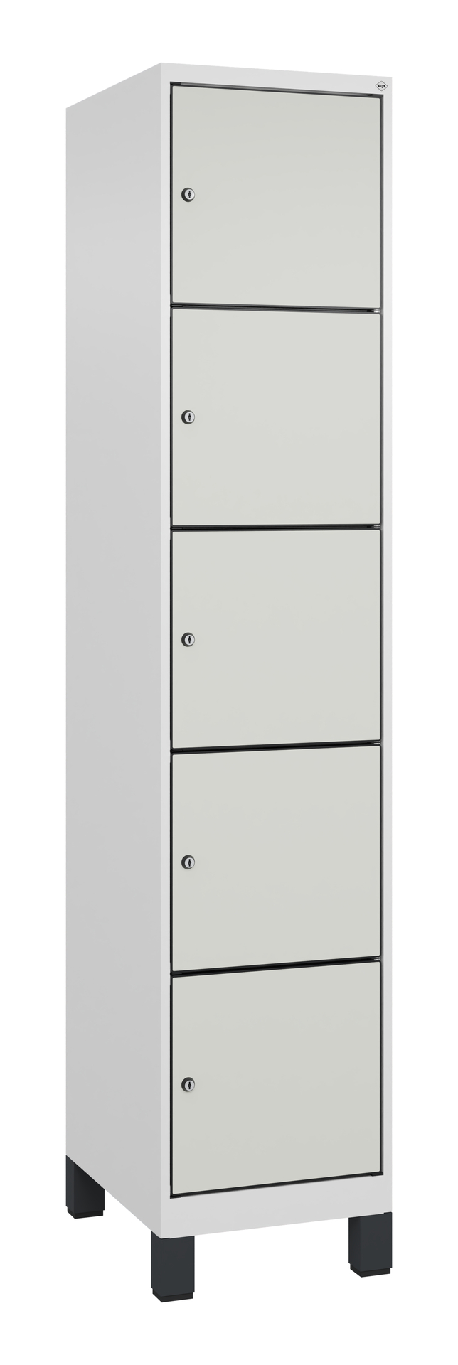 C+P Schlie�fachschrank Evolo PLUS, F��e, 5 F�cher, 1950x400x500mm