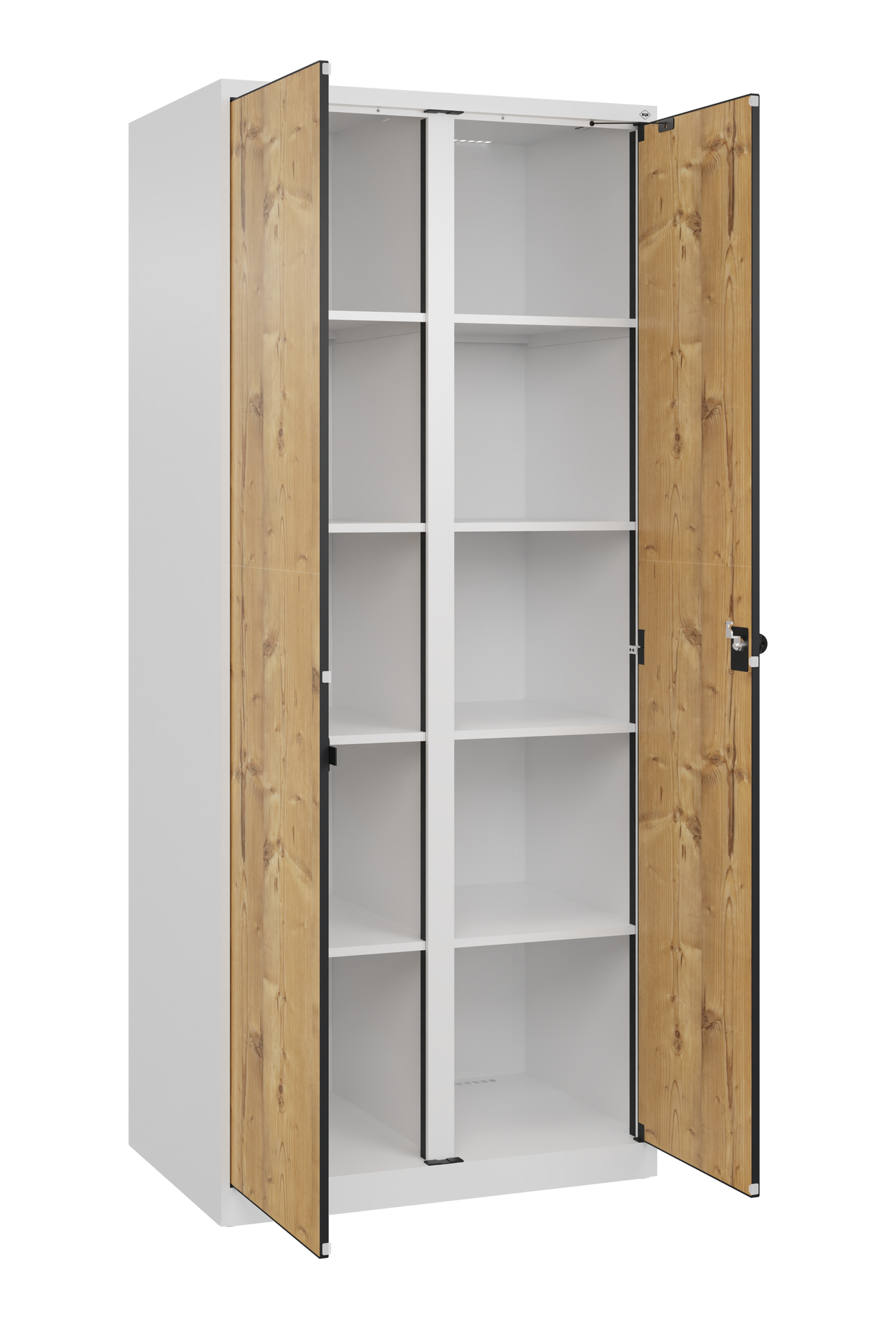 C+P Aufbewahrungsspind Evolo PLUS, 2 Abteile, 1850x800x500mm