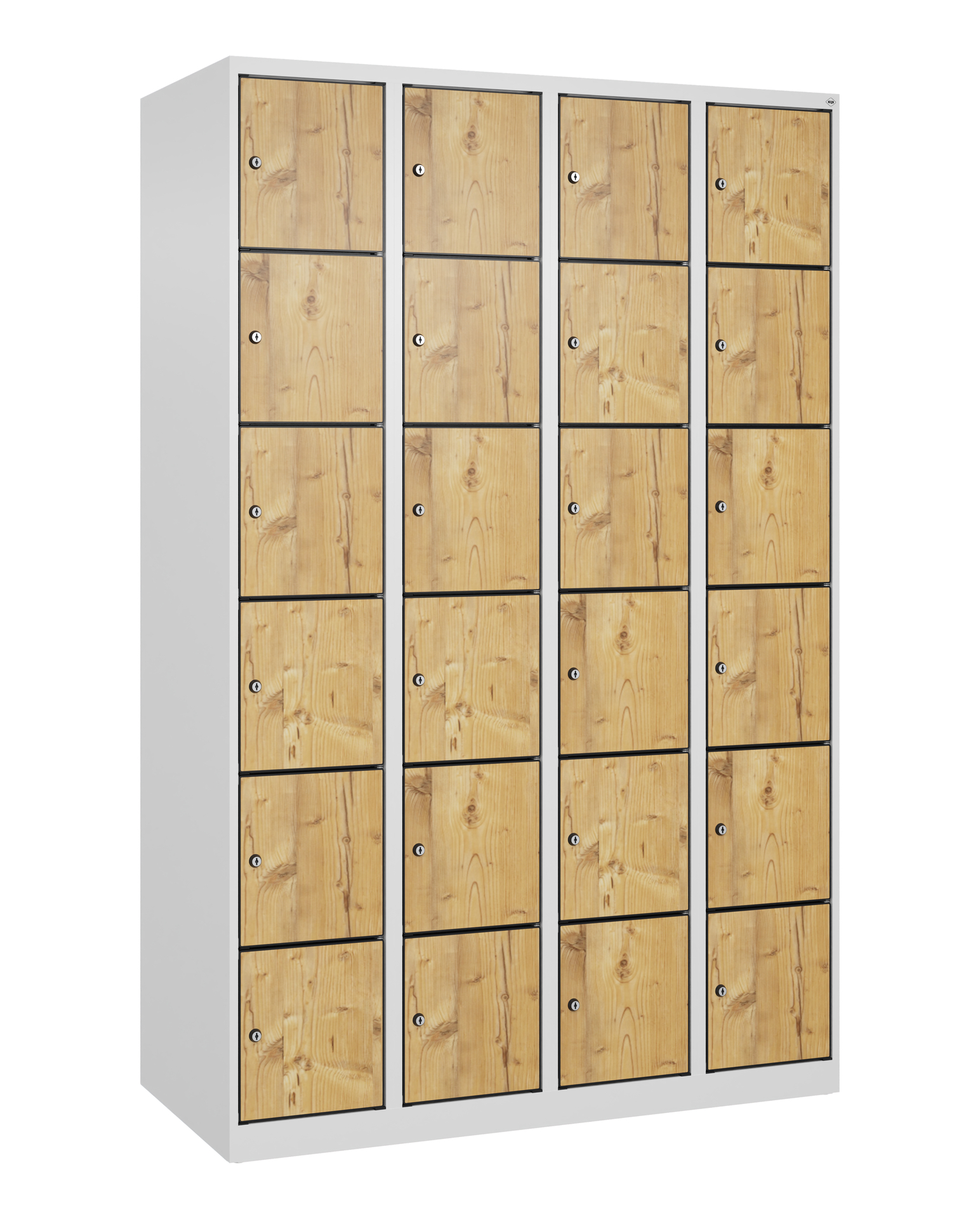 C+P Schlie�fachschrank Evolo PLUS, 24 F�cher, 1850x1200x500mm