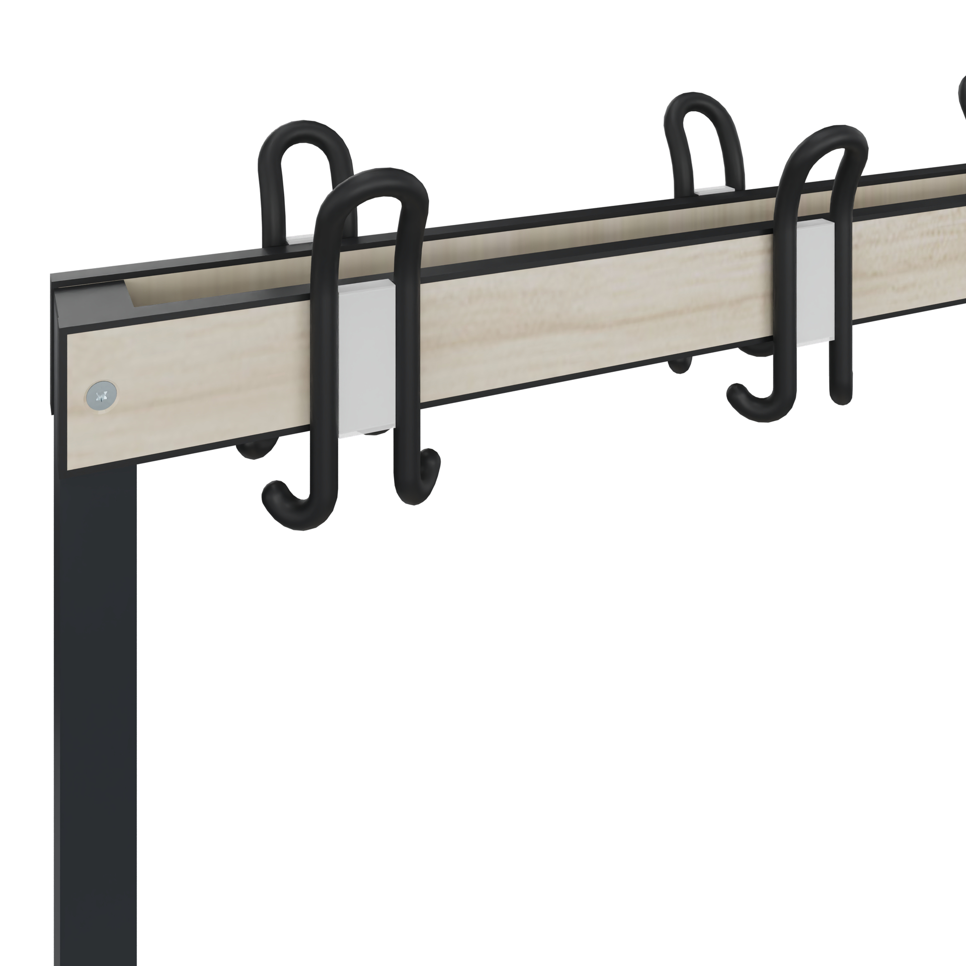 C+P Garderobenbank Solid HPL, 1716x1000x770mm, 7021/VK031